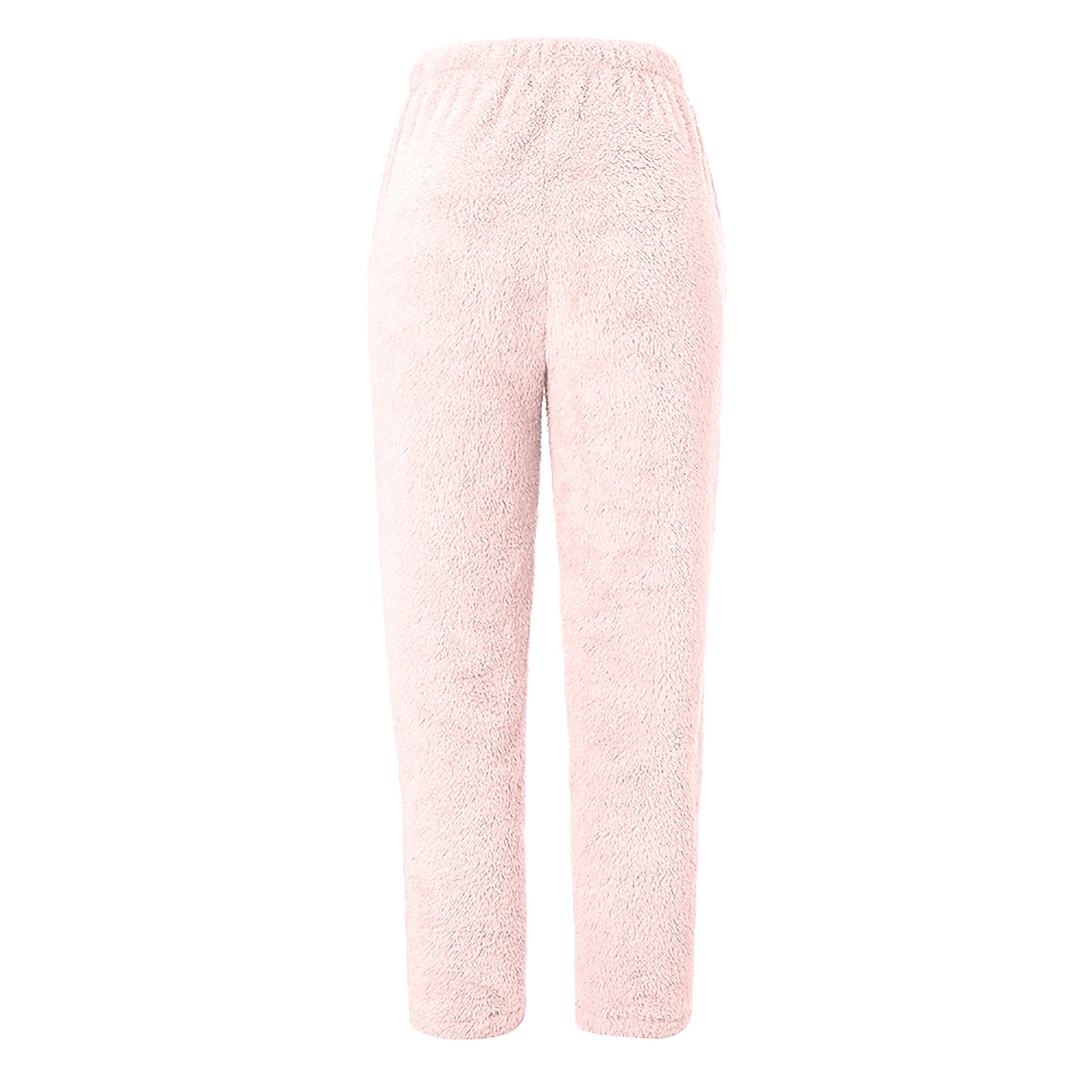 Double-sided Velvet Home Wear Women's Solid Color Loose Plush Pajama - enhanced image 12