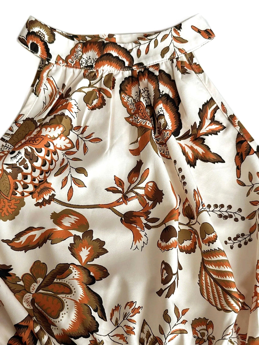 Floral Halter Neck Summer Mini Dress - enhanced image 12