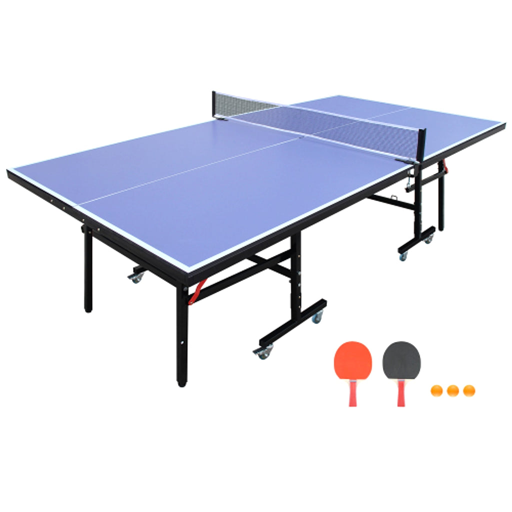 GameMaster™ – 8ft Mid-Size Foldable Ping Pong Table Set w/ Net, 2 Paddles & Balls (US Warehouse) - enhanced image 12