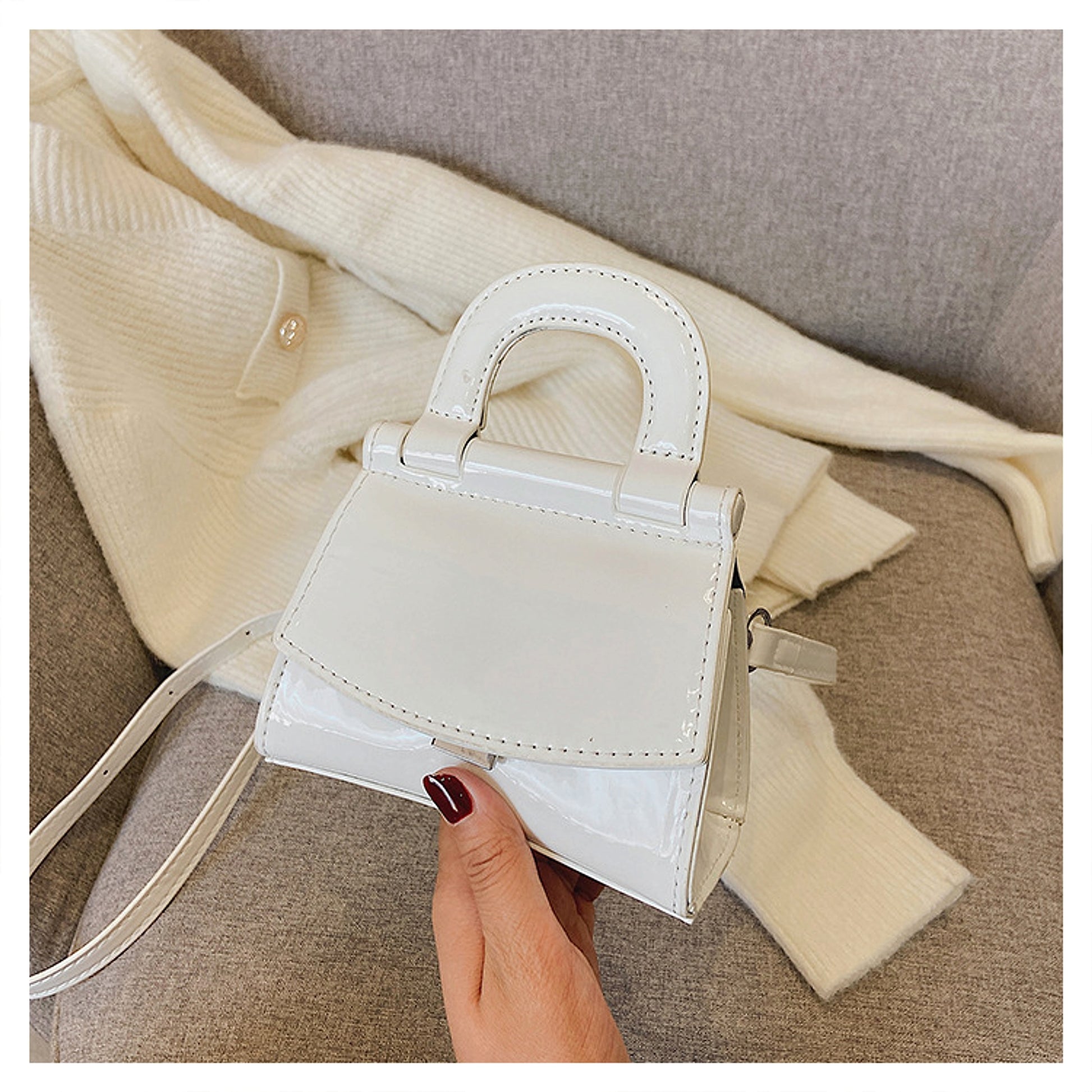 GlosséMini™ – Patent Leather Shine Bag - enhanced image 12