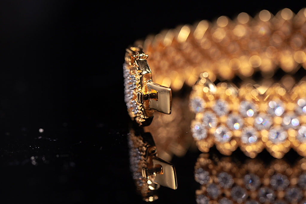 Gold Plated S925 Silver Fine Version Of The Lace Bracelet For Women - enhanced image 12