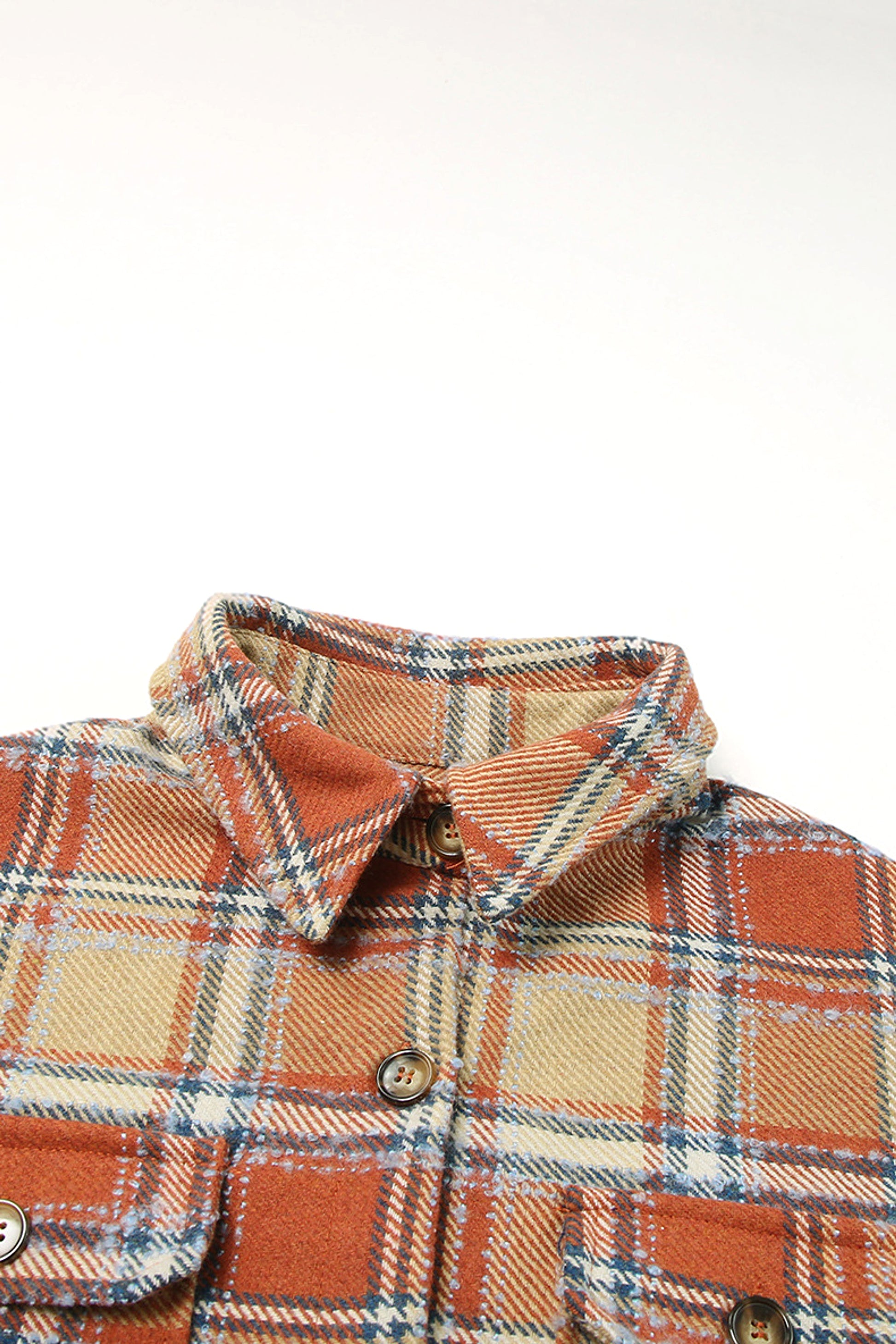 Loose Plaid Coat Women's Fashionable Outerwear Long-sleeved Top jacket - enhanced image 12