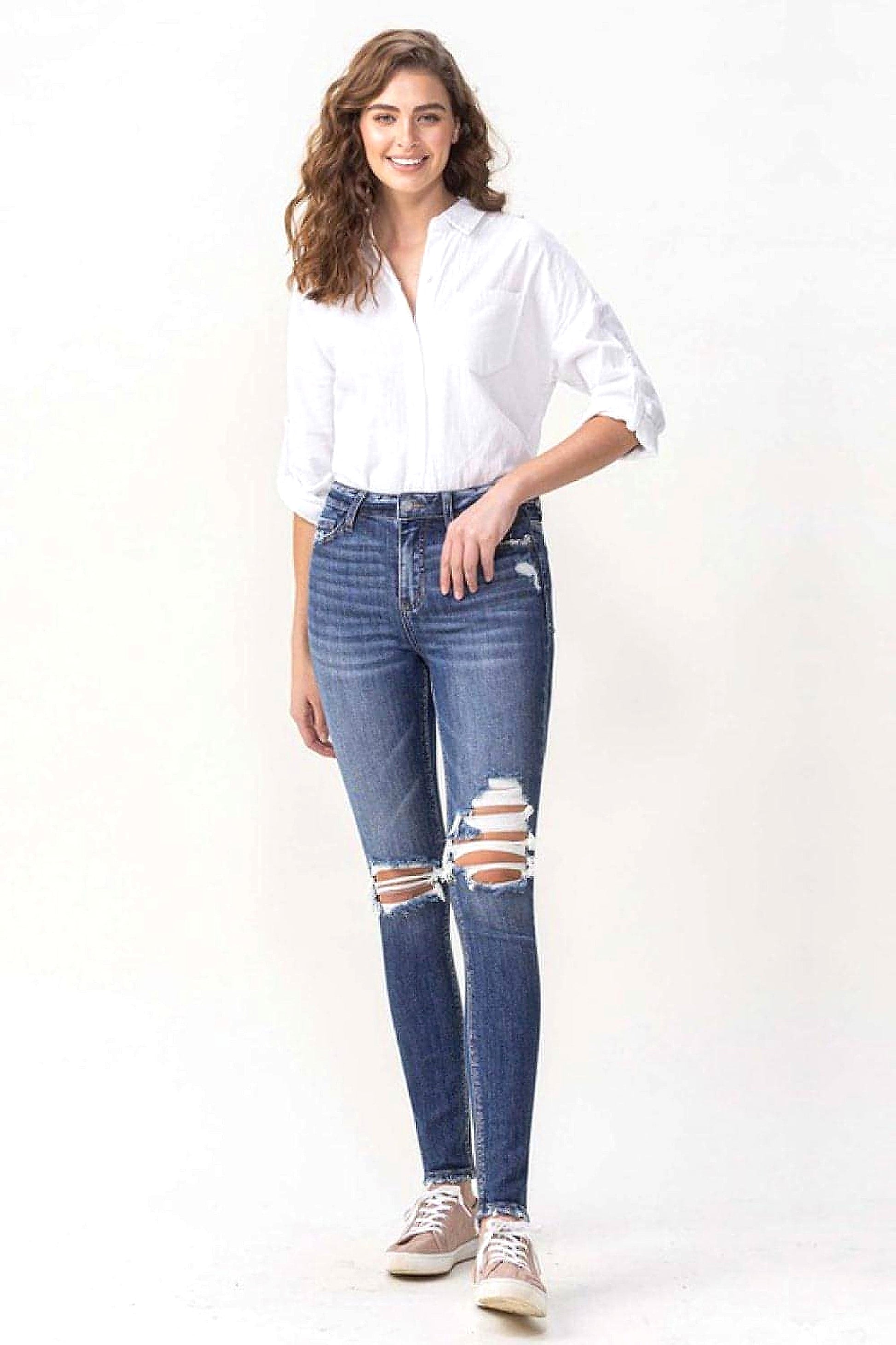 Lovervet Hayden Full Size High Rise Skinny - enhanced image 12