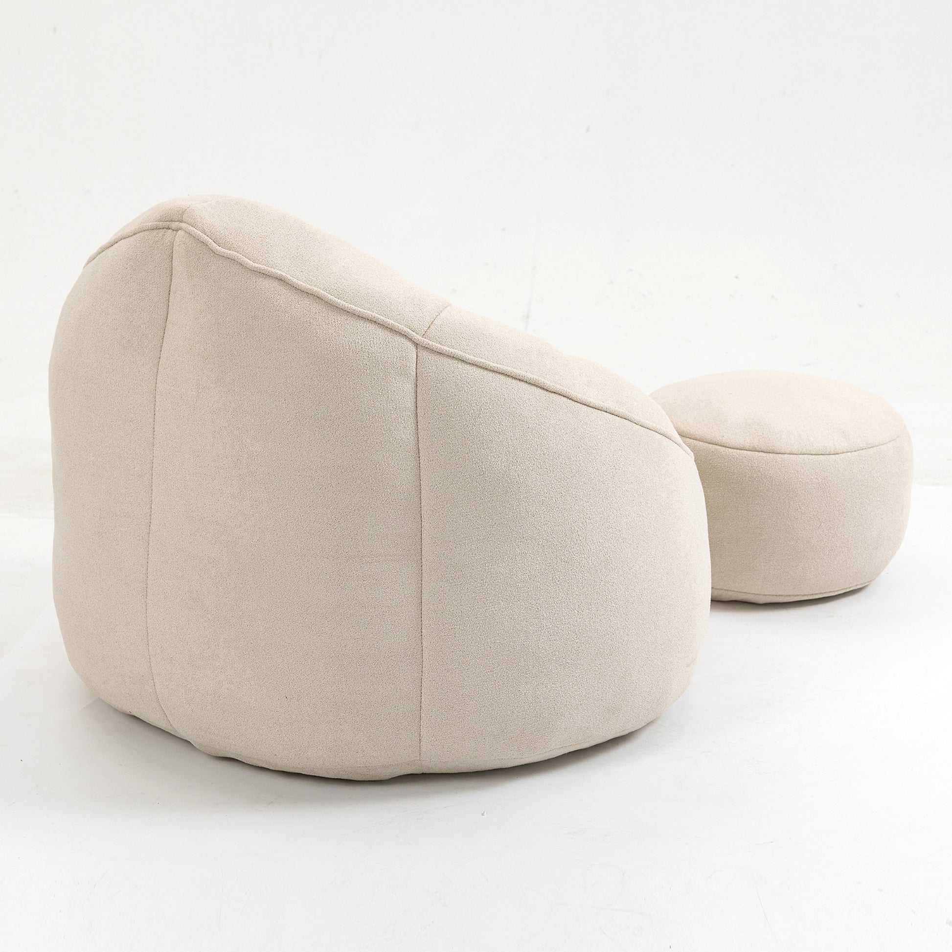 LuneluX_Home – CloudSoft Bean Bag Chair with Footrest - enhanced image 12