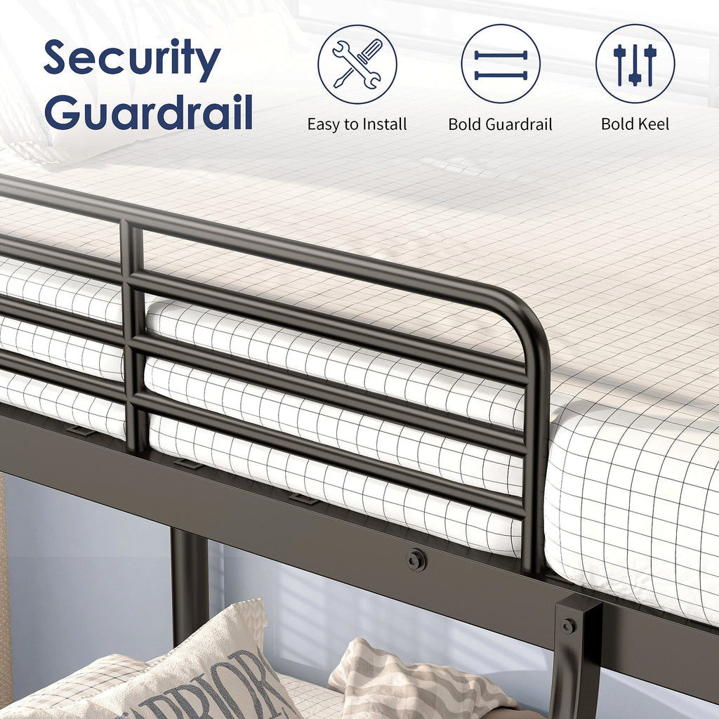 LuneluX_Home – SpaceSaver Loft Bunk Bed (Twin over Twin) - enhanced image 12
