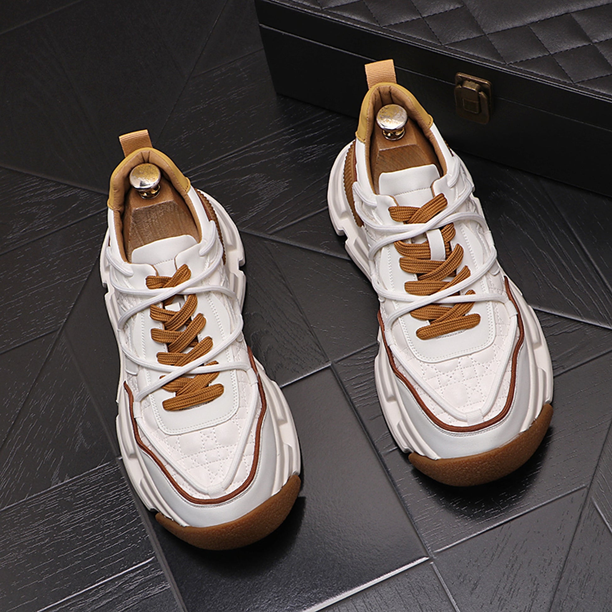 UrbanWalk™ – Colorblock Plush Winter Sneakers for Men - enhanced image 12