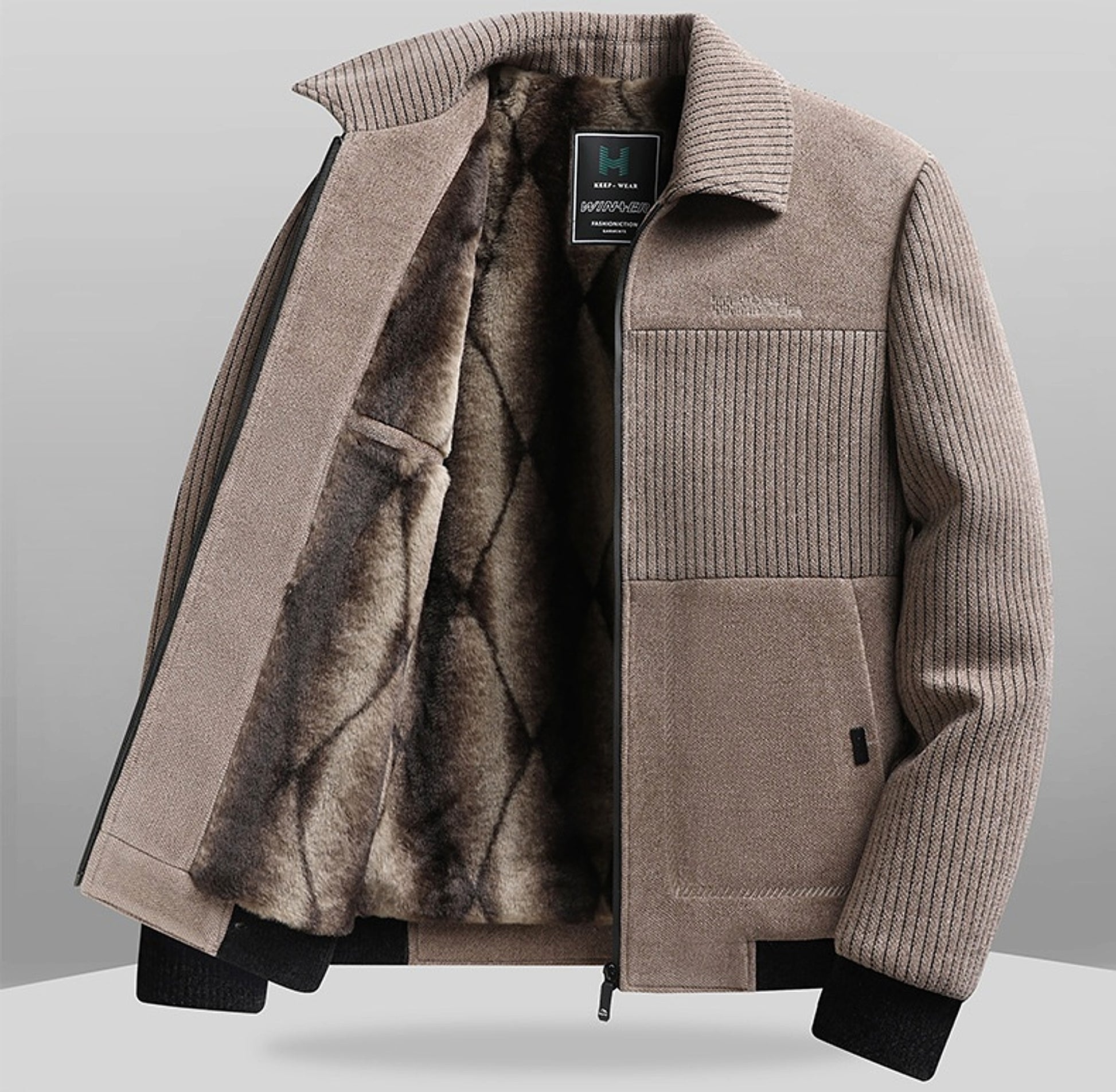 IronWool™ Padded Velvet Coat – Haute Homme Edition - enhanced image 12