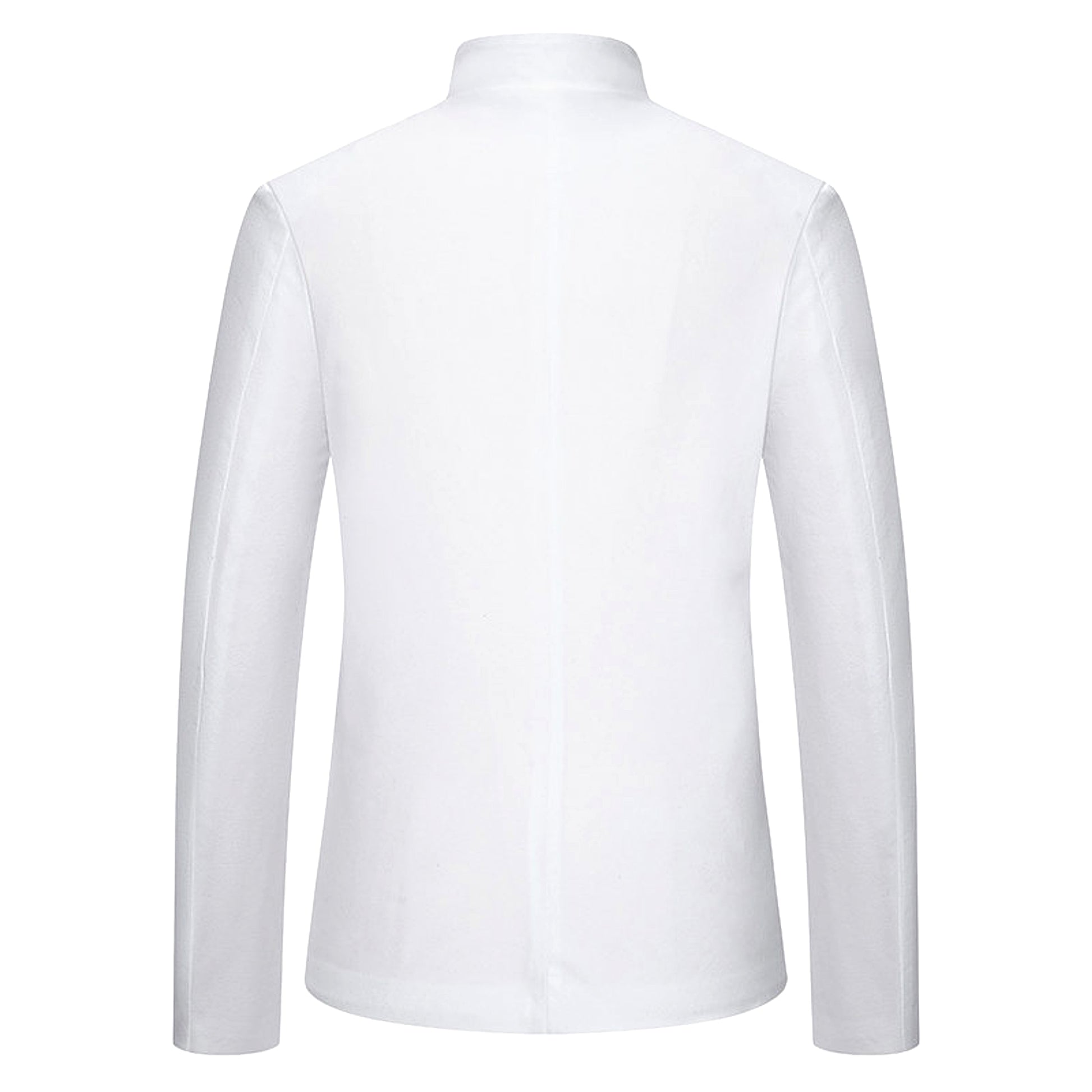 UrbanEdge™ – Color Stitching Mandarin Collar Blazer - enhanced image 12