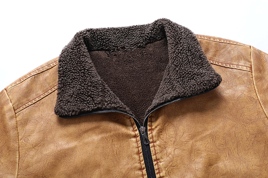 Men's Fashion Casual Polo Collar Zipper Jacket - enhanced image 12