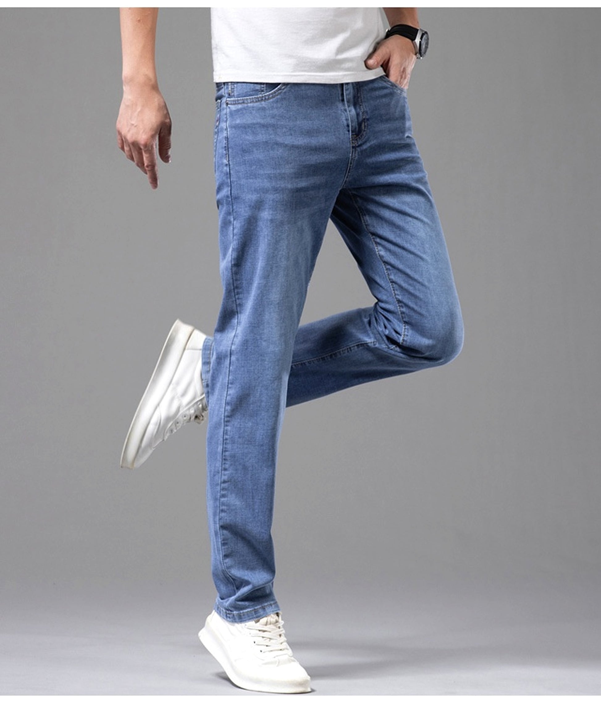 Men's Fashion Loose Casual Long Pants (Jeans & Pants) - enhanced image 12