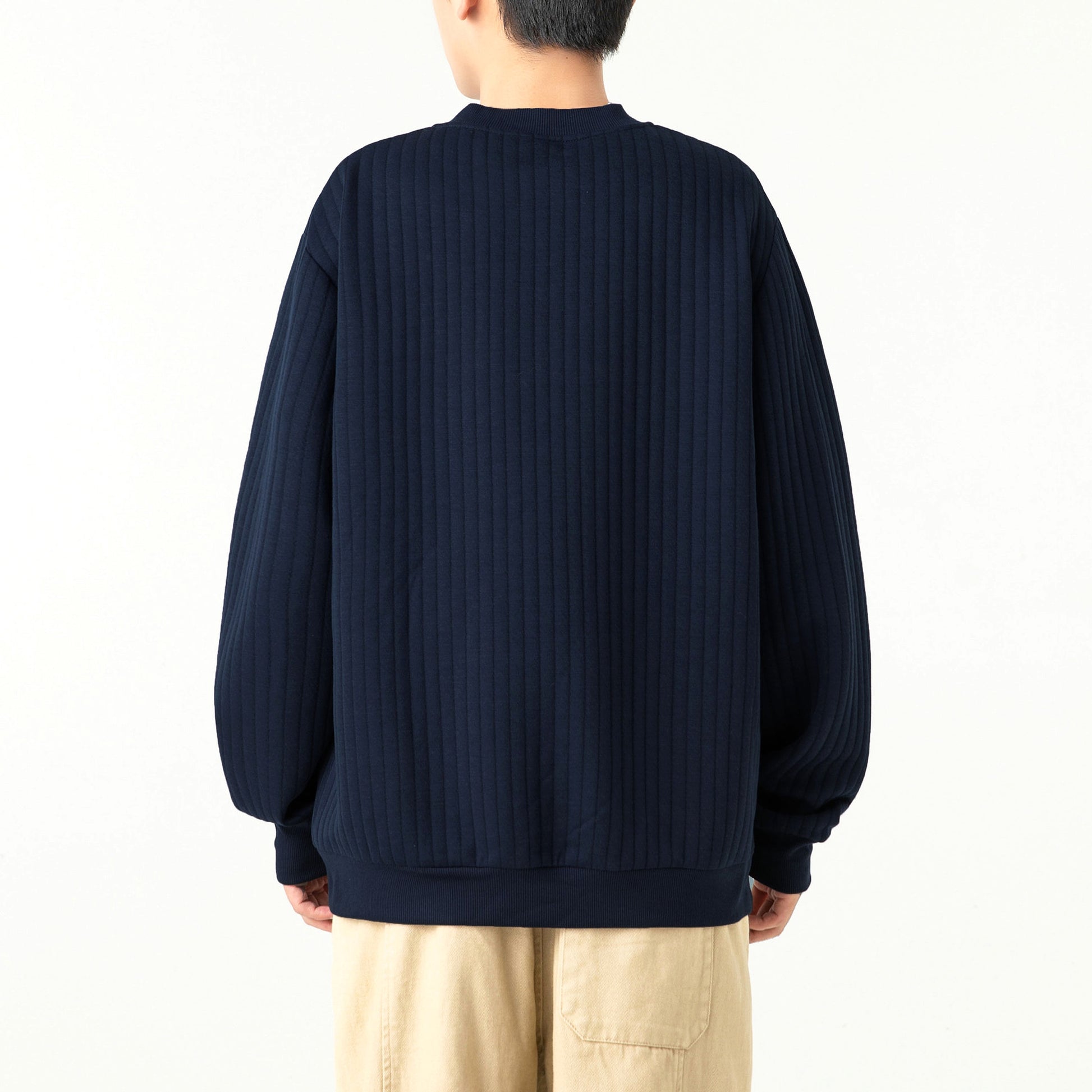 Men's Half-high Collar Button Sweater - enhanced image 12