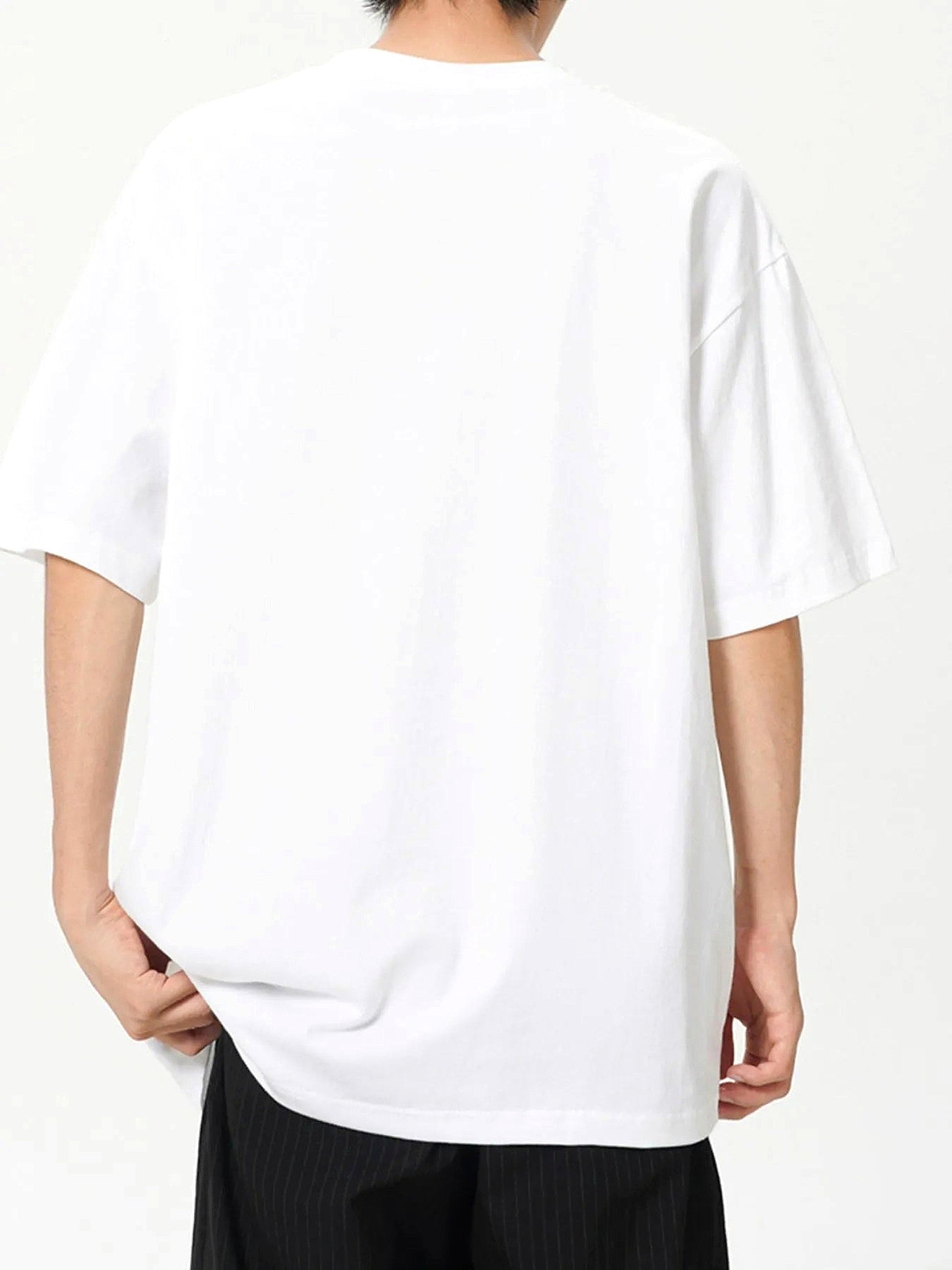 Men's Plus Size Oversized Crew Neck Short Sleeve T-Shirt - enhanced image 12