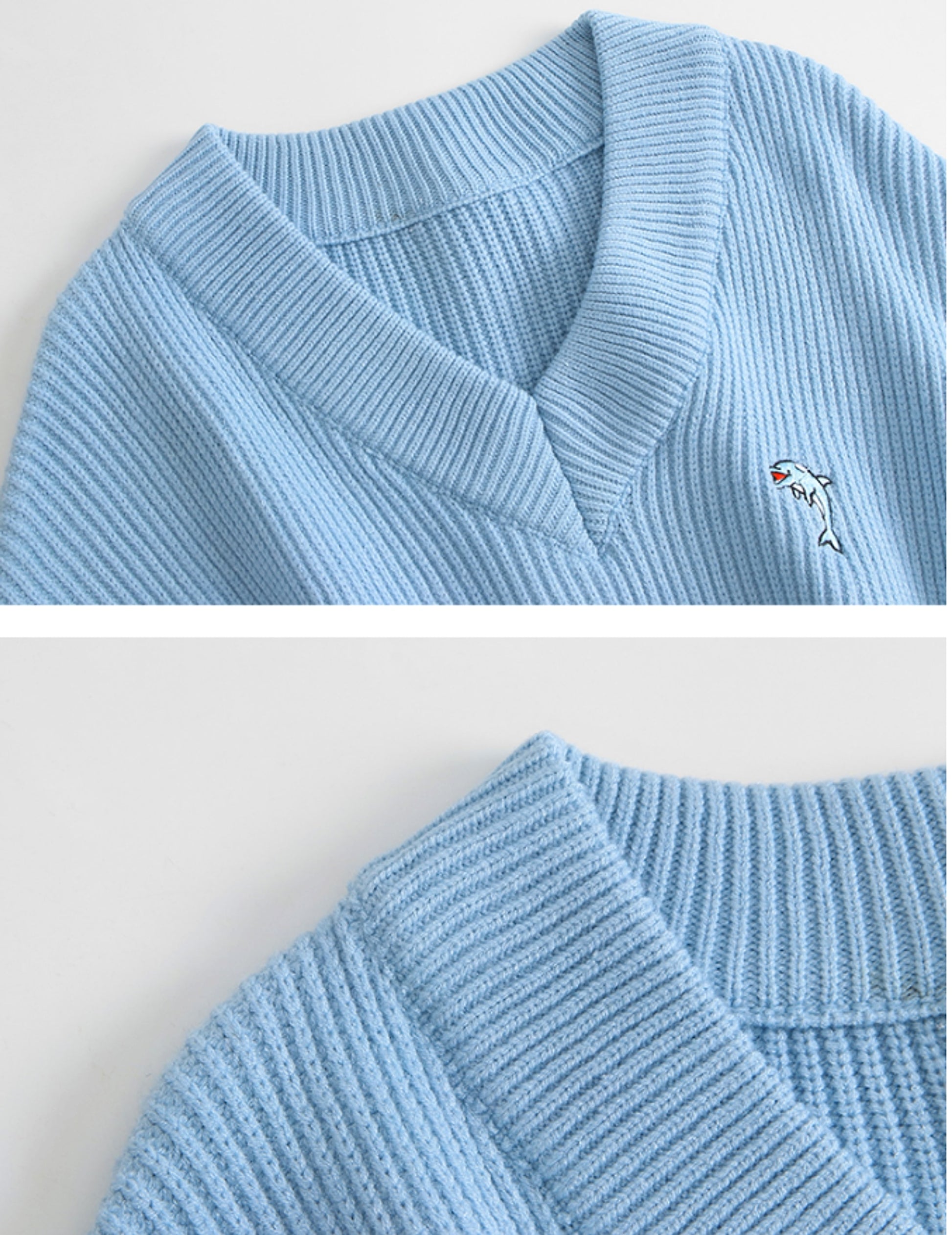 New V-neck Sweater Women Loose-fitting Outer Top - enhanced image 12