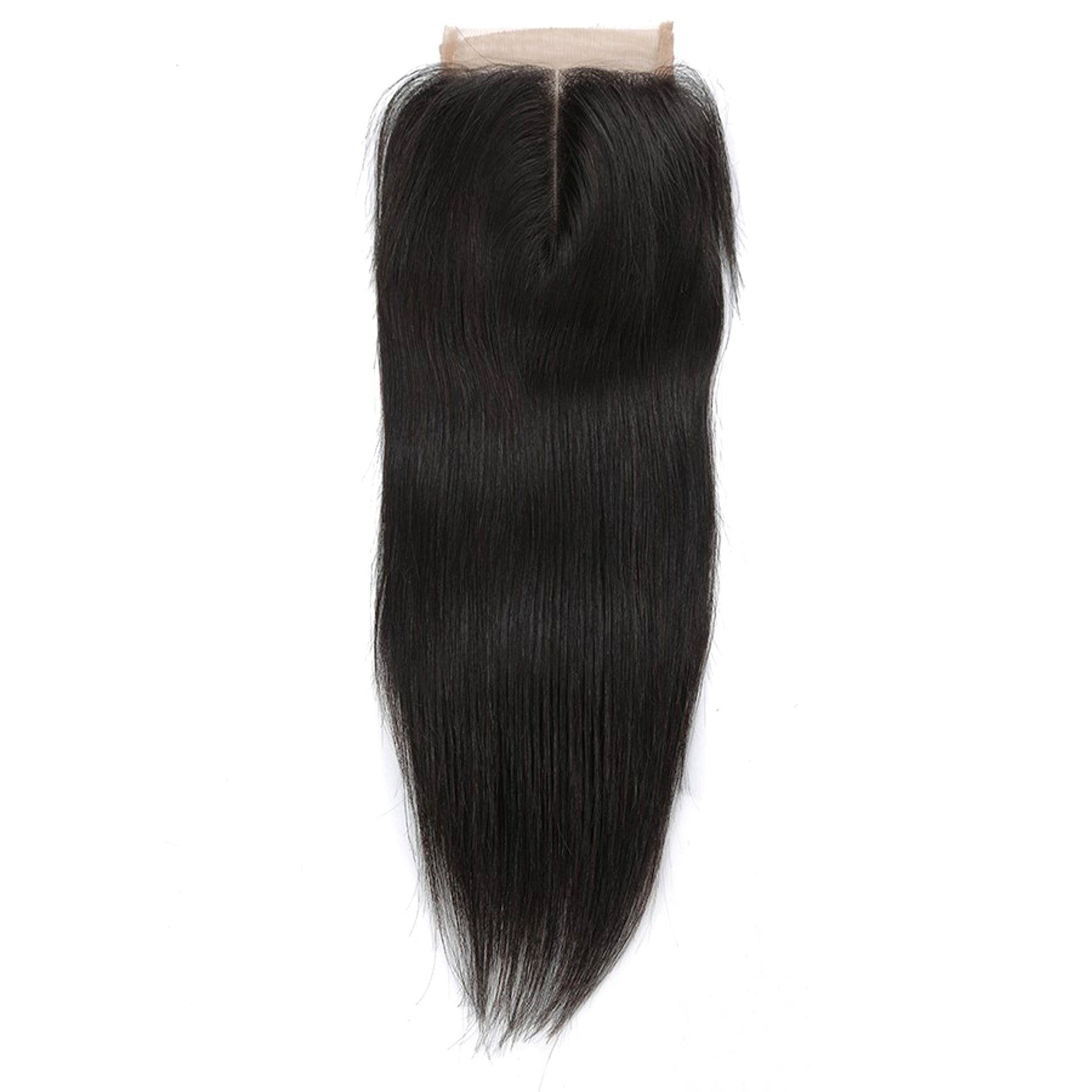 Real human hair straight wave human hair hair curtain natural color wig hair extension - enhanced image 12