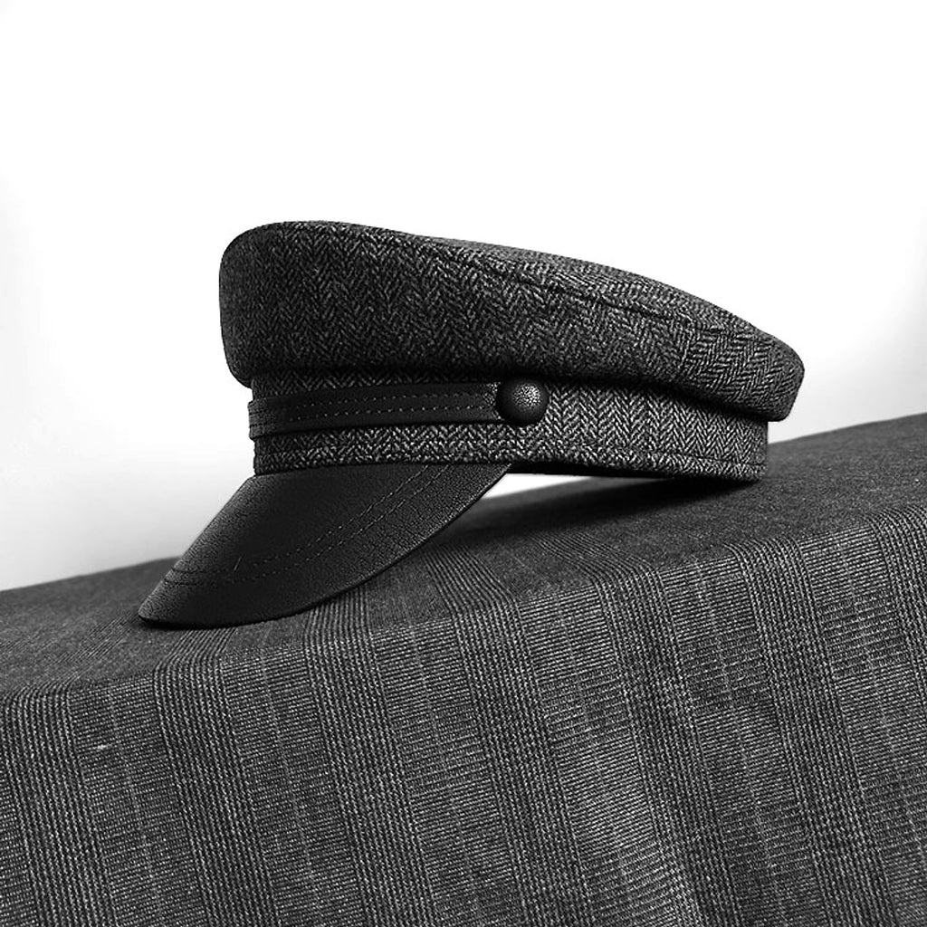 Retro Navy Style Fashion Navy Hat - enhanced image 12