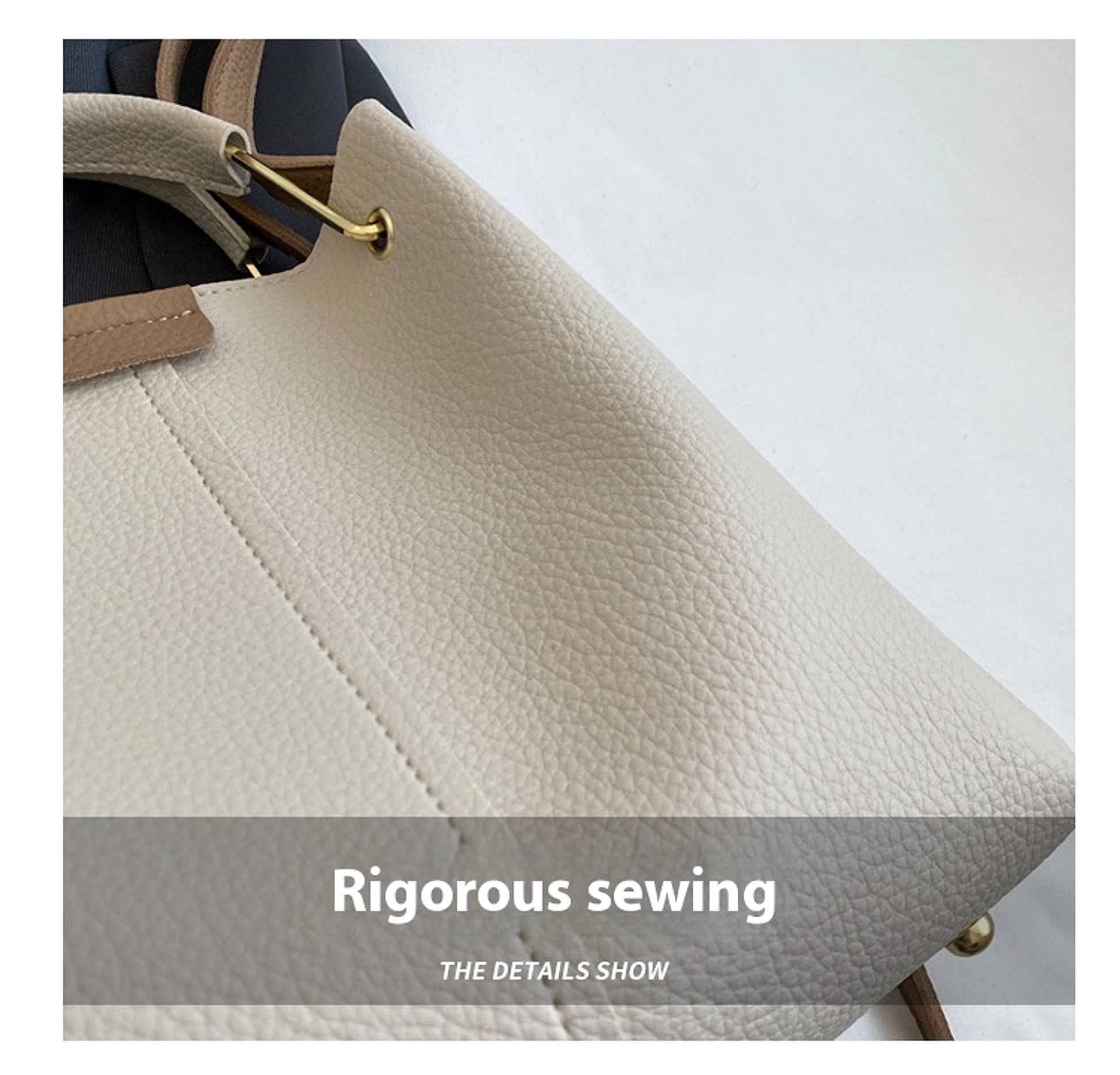 Roselle™ – Textured Mini Bucket Bag (Korean Style) - enhanced image 12