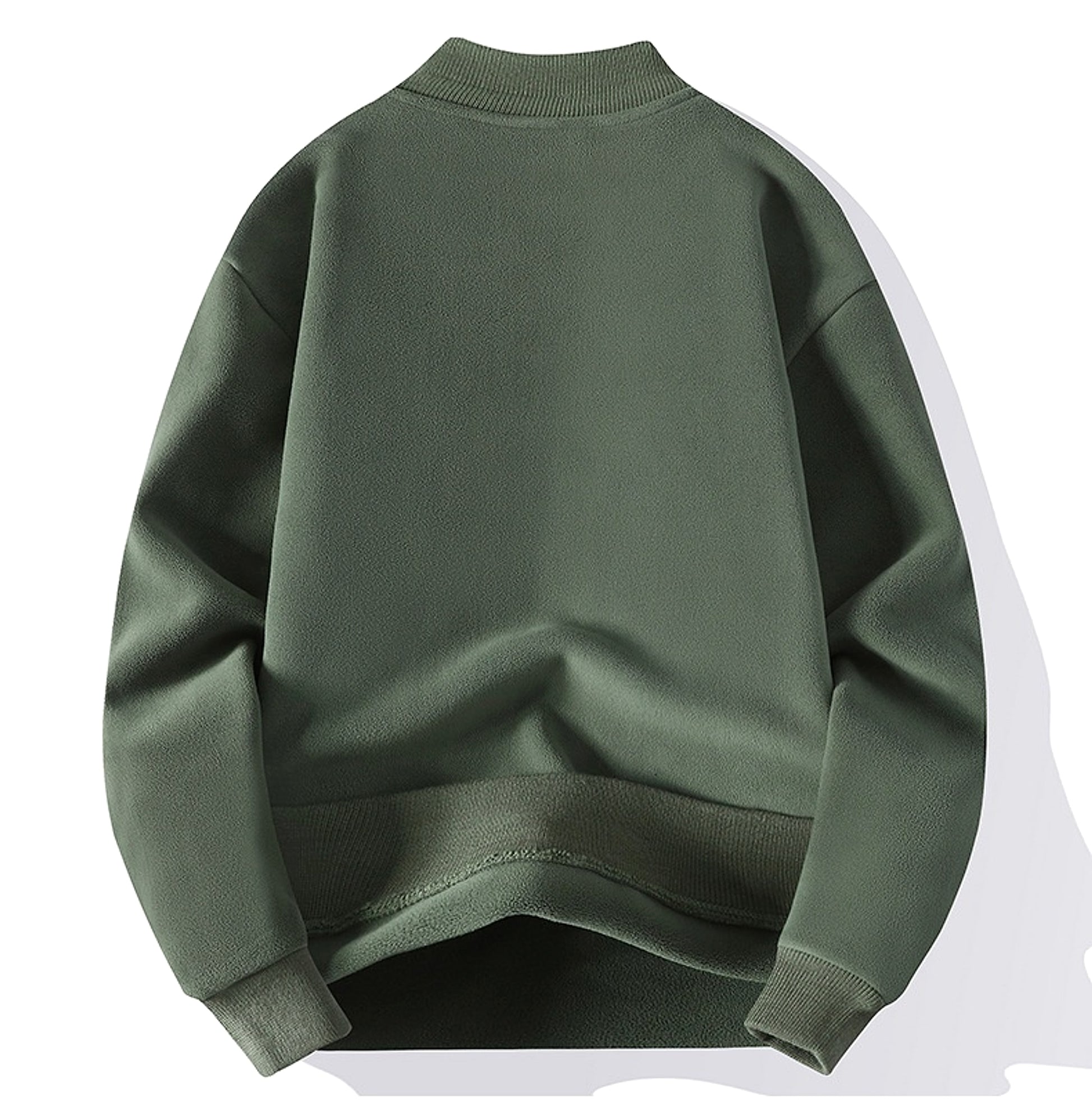 Round Neck Sweater — Men's and Women's Long Sleeves Couple Top - enhanced image 12