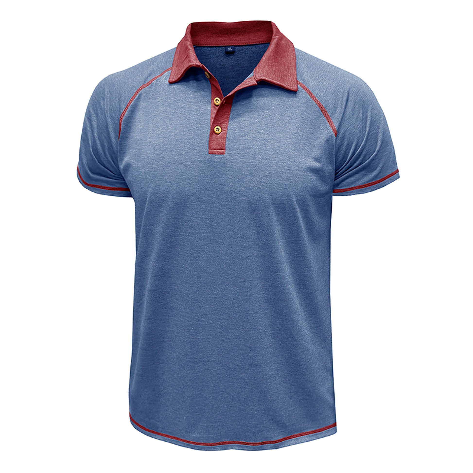 Short-sleeved Lapel T-shirt POLO Bottoming Shirt Men Clothing - enhanced image 12