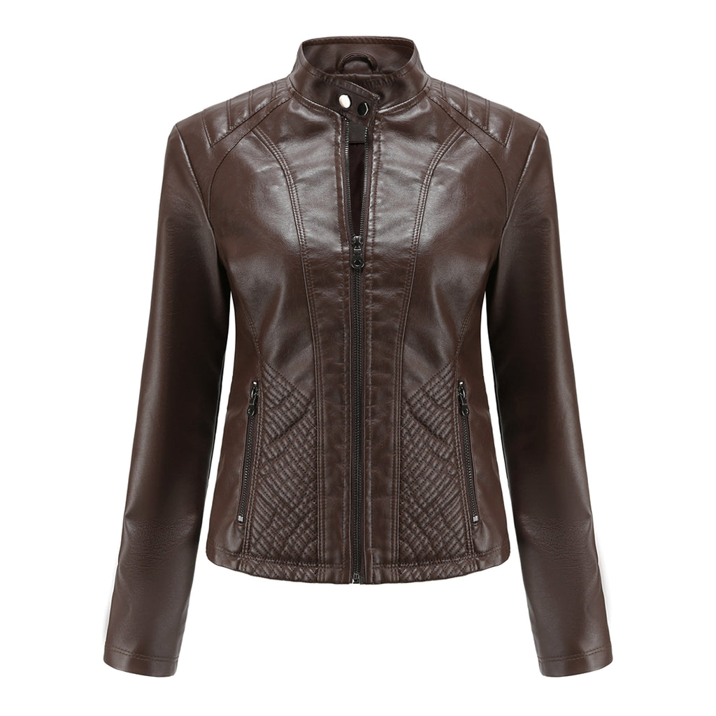 UrbanEdge™ PU Leather Jacket – Sleek Moto Edition - enhanced image 12