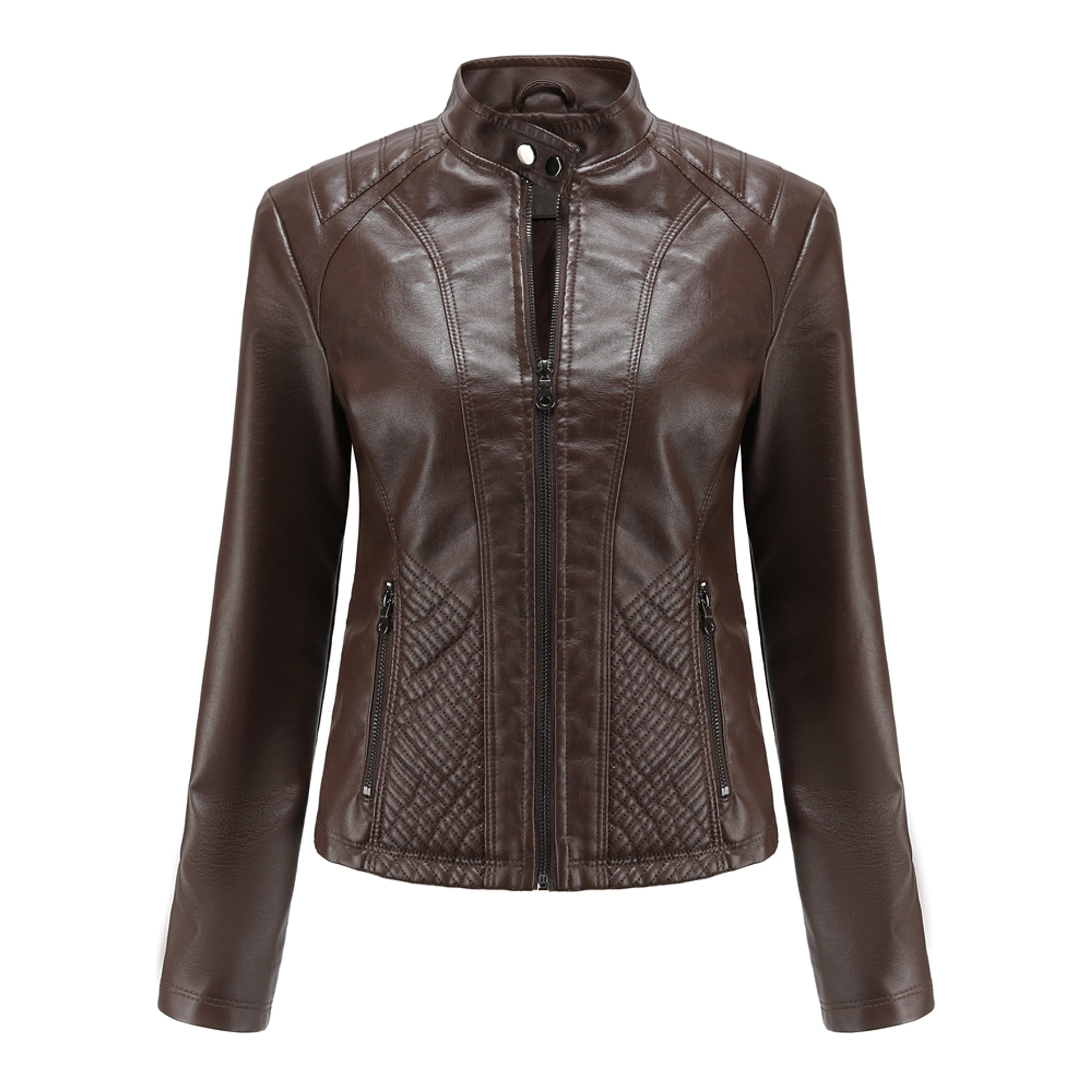 UrbanEdge™ PU Leather Jacket – Sleek Moto Edition - enhanced image 12