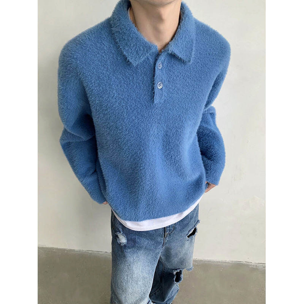 Skin-friendly Mohair Pullover Sweater - enhanced image 12