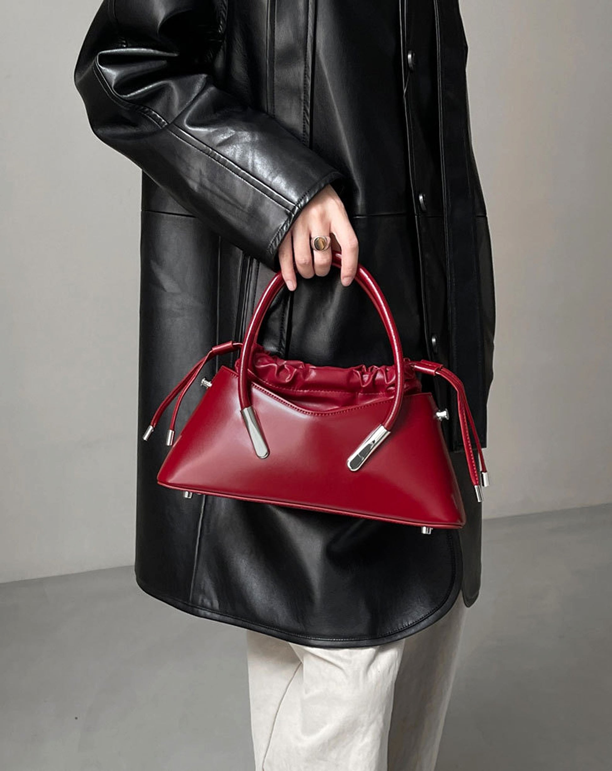 SolunaLuxe™ – Crimson Curve Shoulder Bag - enhanced image 12