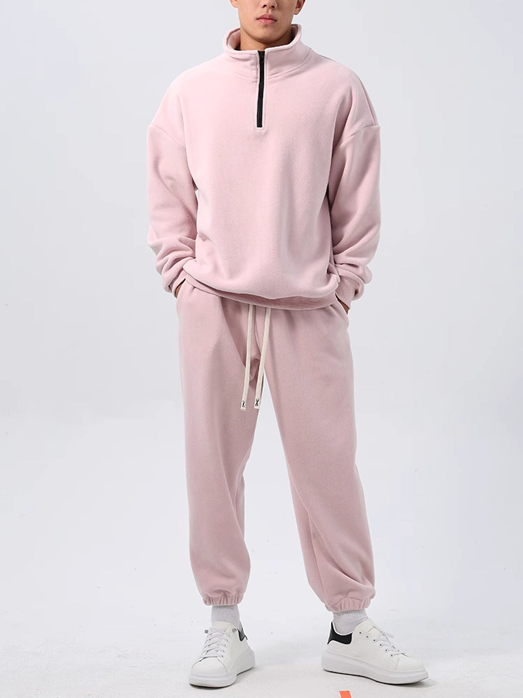 Men's Fleece Tracksuit – Wide Fit, Ultimate Comfort - enhanced image 12