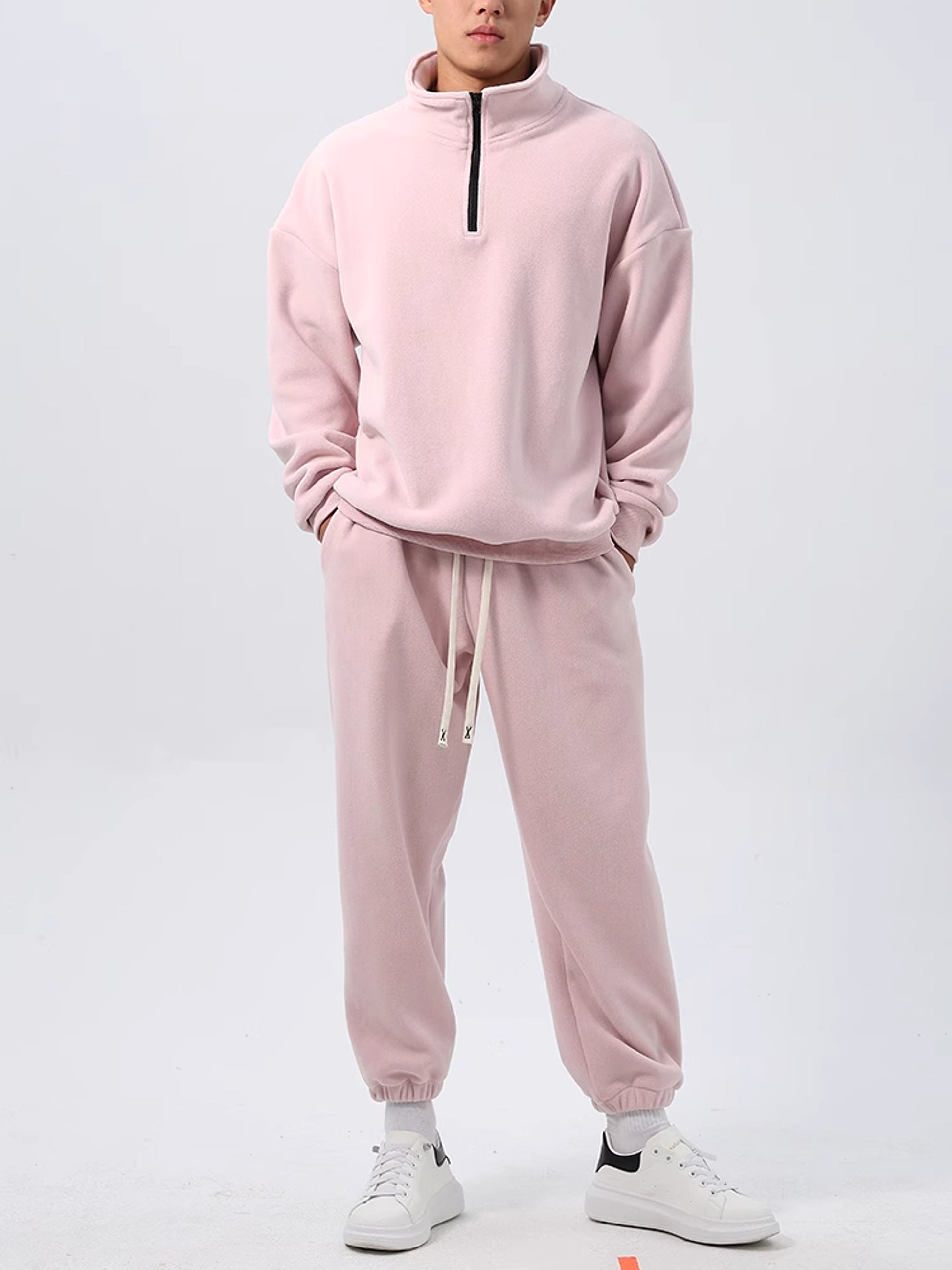 Men's Fleece Tracksuit – Wide Fit, Ultimate Comfort - enhanced image 12