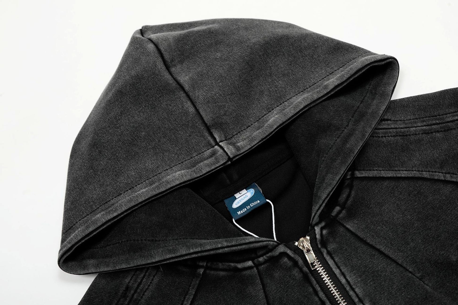 Spring New Retro Simple, Loose And Versatile Hooded Jacket - enhanced image 12