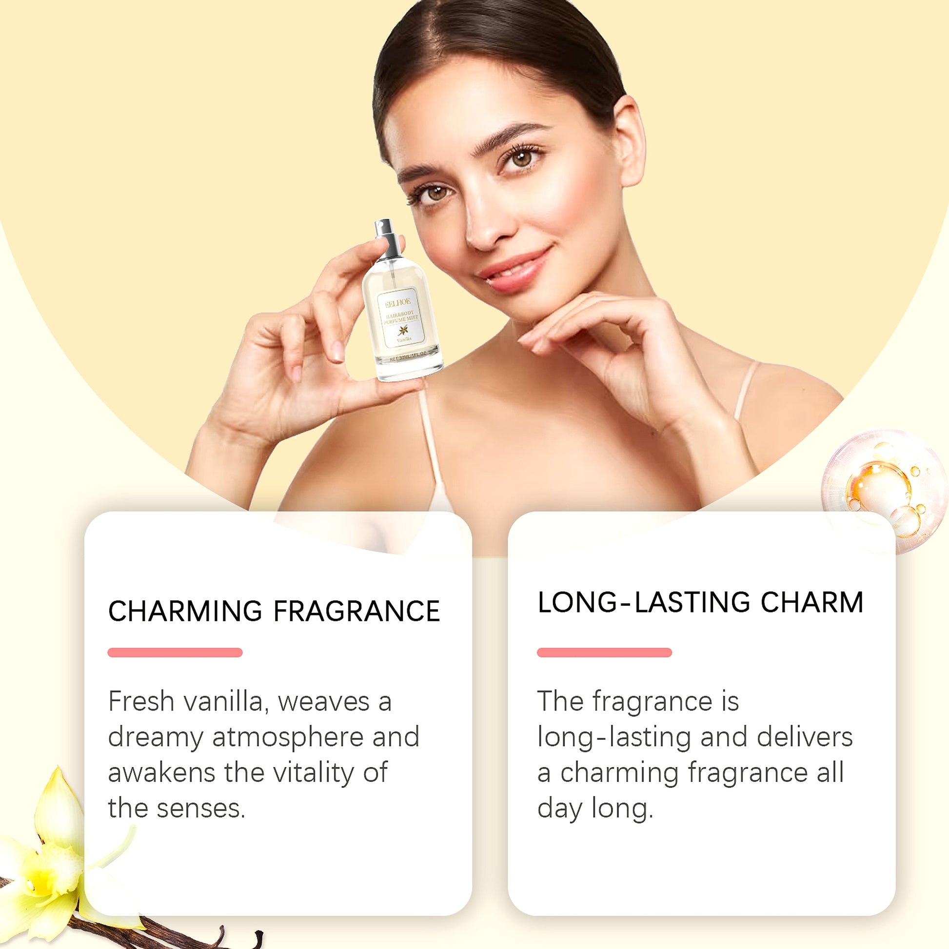 Vanilla Whisper | Body & Hair Perfume Spray – Edition 2025 - enhanced image 12