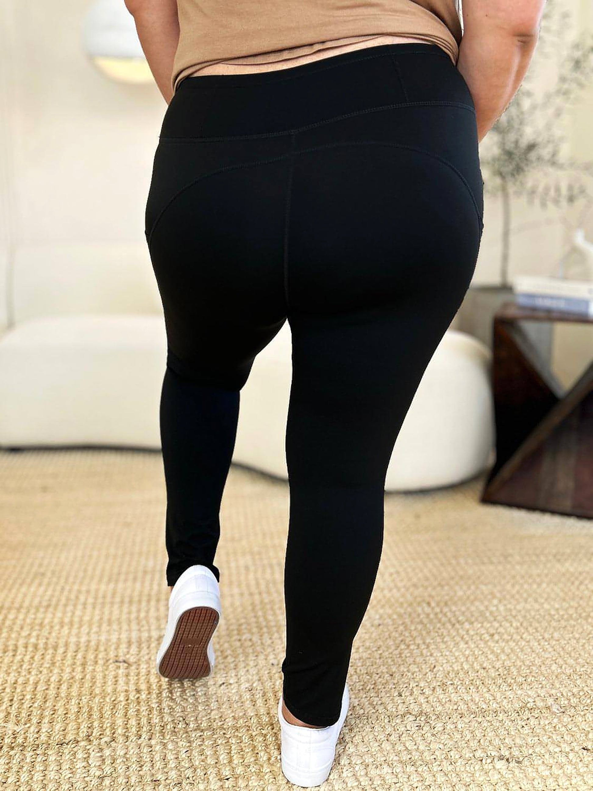 Wide Waistband Sports Leggings - enhanced image 12