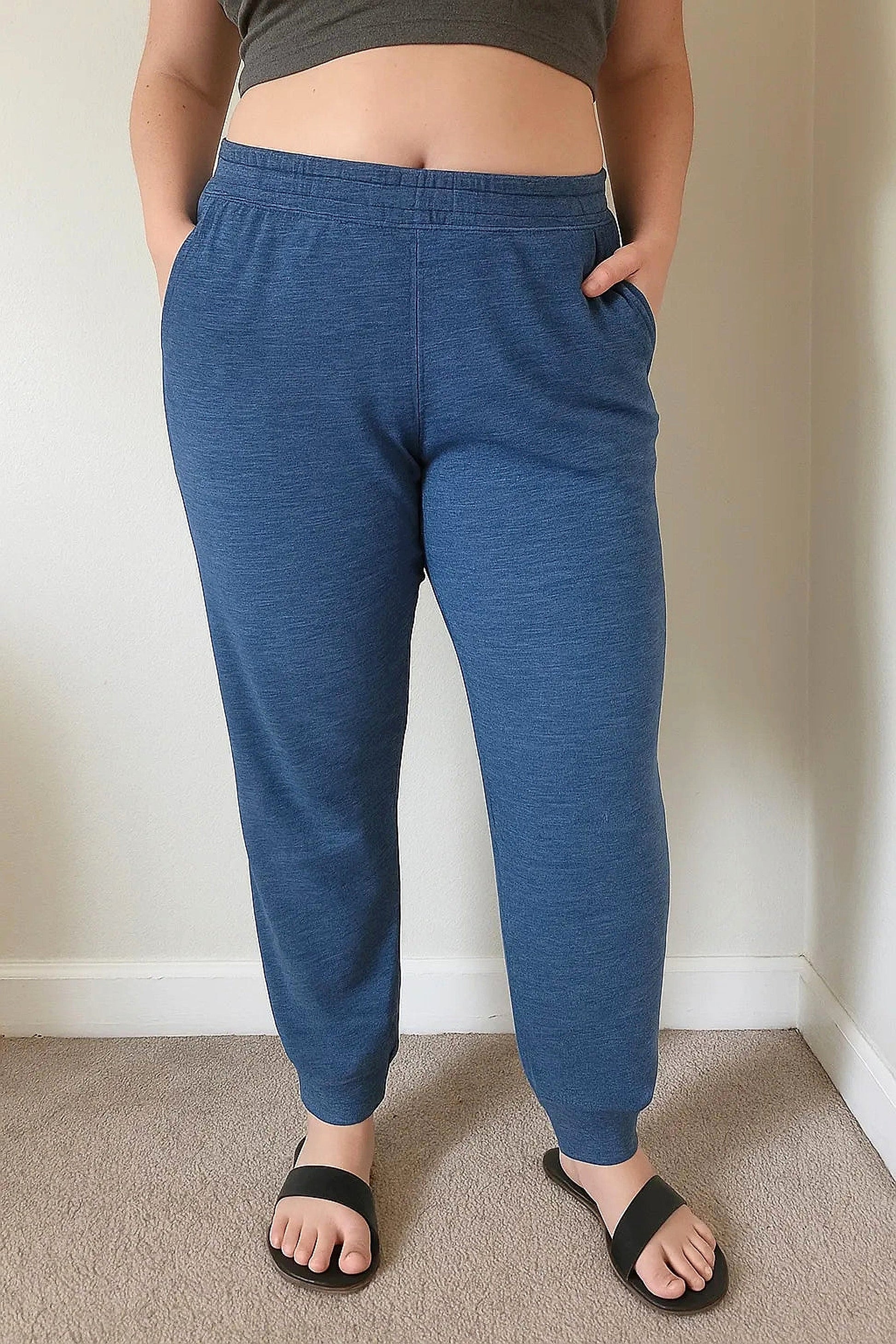 Zenana Cotton Slub Jogger Pants - enhanced image 12