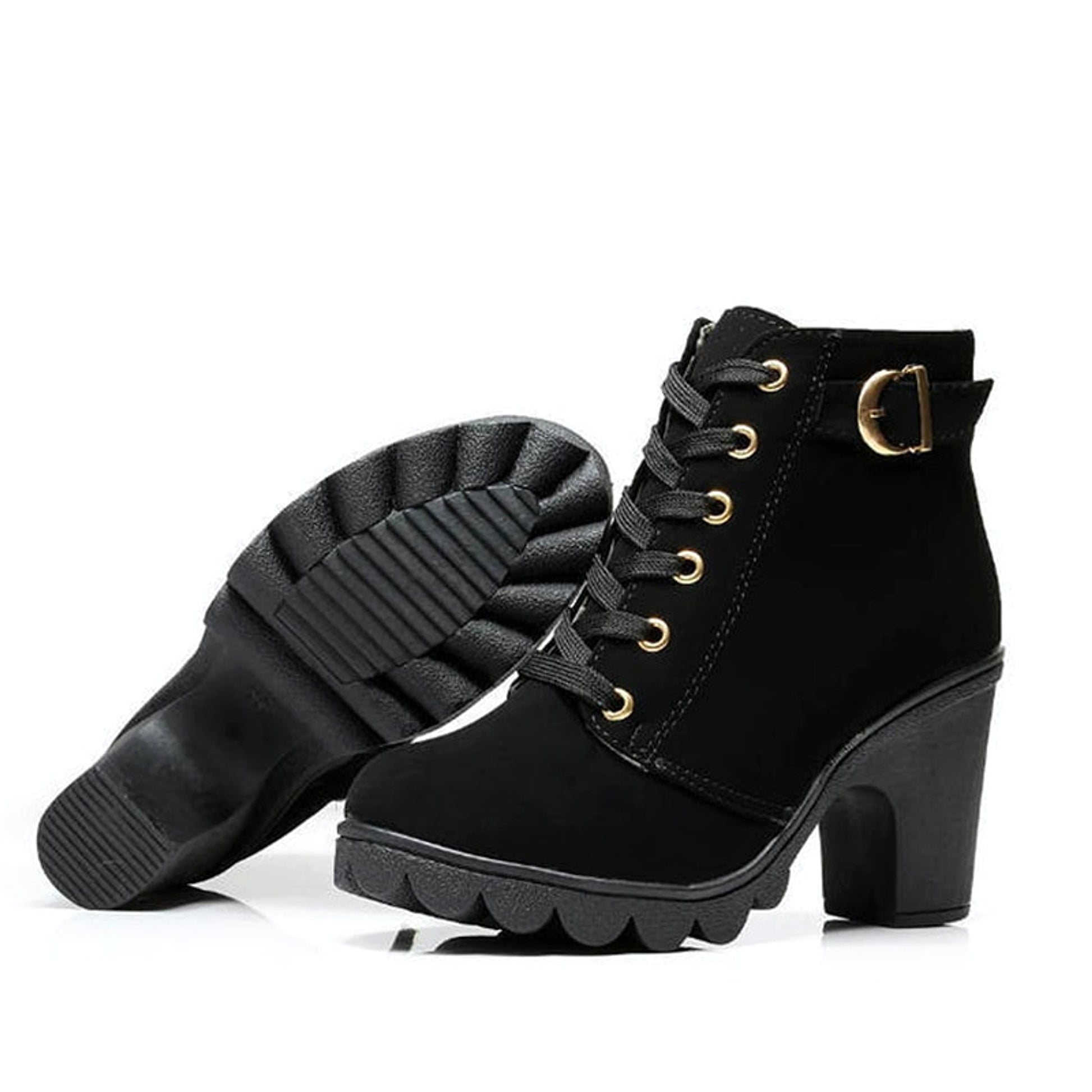 A.1 Cross strappy boots Women - enhanced image 13