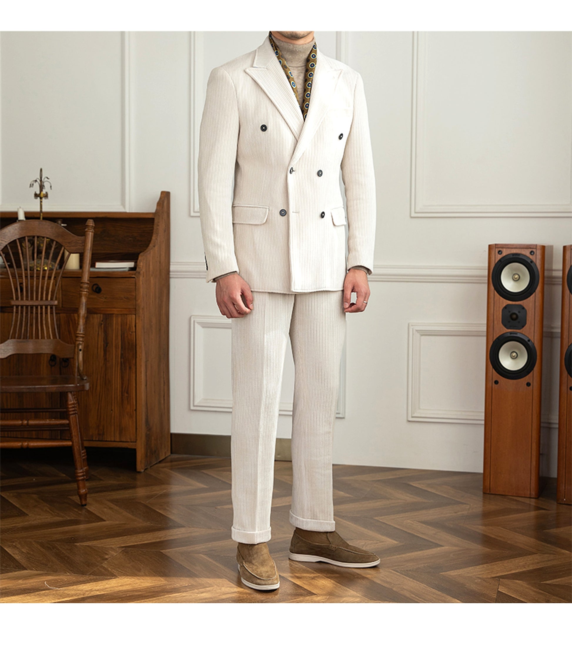 Caverton™ – Double-Breasted Luxury Suit (Autumn Edition) - enhanced image 13