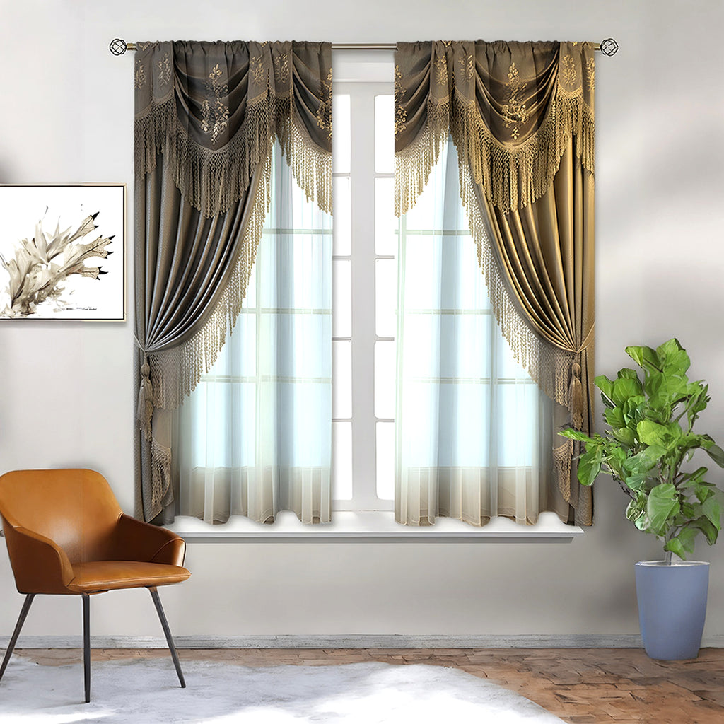 Floréalis™ – European Floral Embroidered Curtain Panel - enhanced image 13
