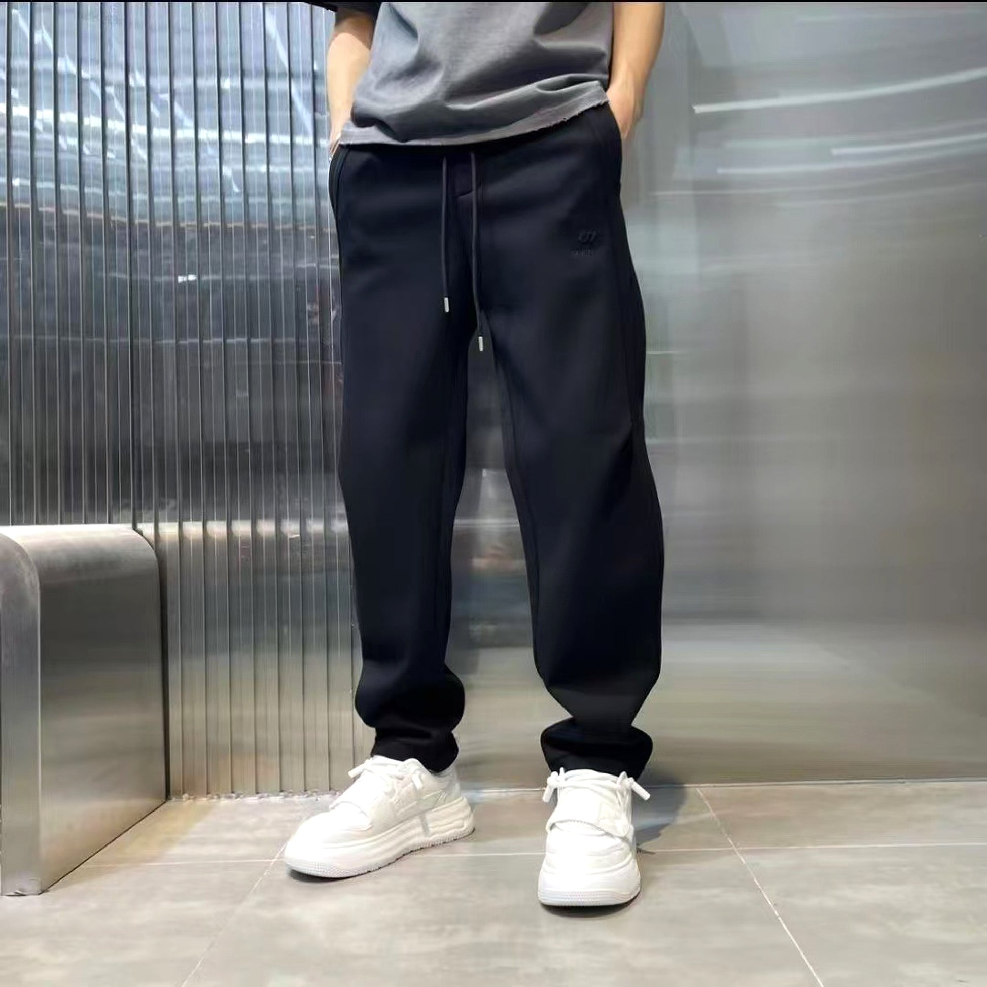 Loose Straight Track Sweatpants Casual Long Pants Men - enhanced image 13