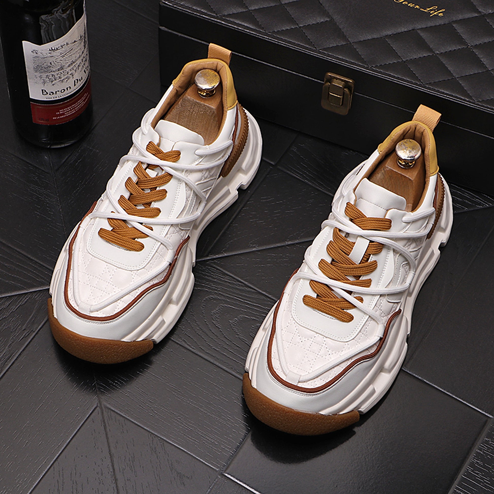 UrbanWalk™ – Colorblock Plush Winter Sneakers for Men - enhanced image 13
