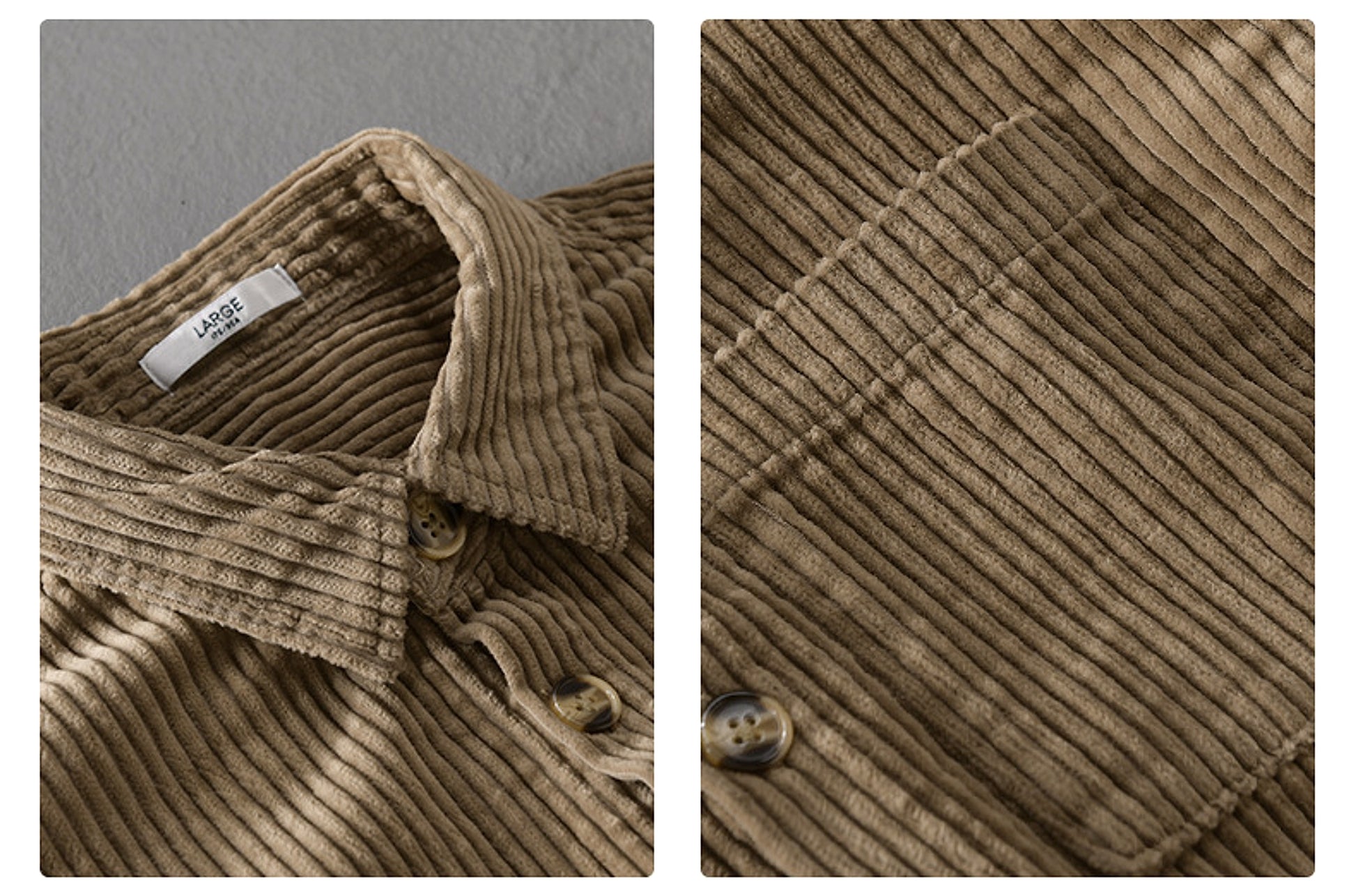 VelvEdge™ – Heavy Corduroy Overshirt Jacket - enhanced image 13