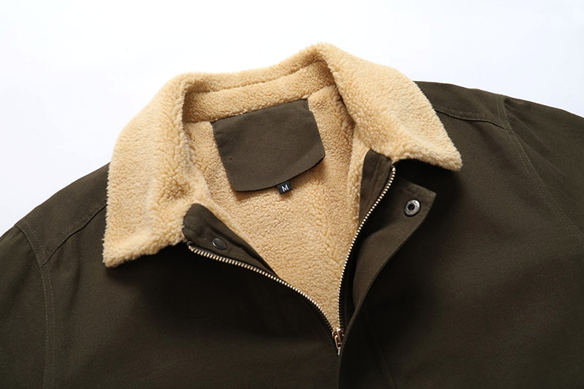 Men's Fashion Casual Fleece-lined Washed Coat - enhanced image 13