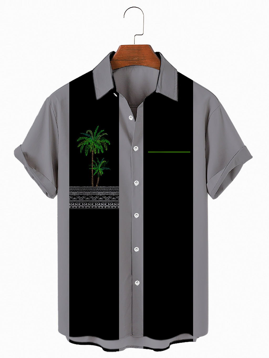 Men's Miami Vice Hawaiian DressShirt - enhanced image 13