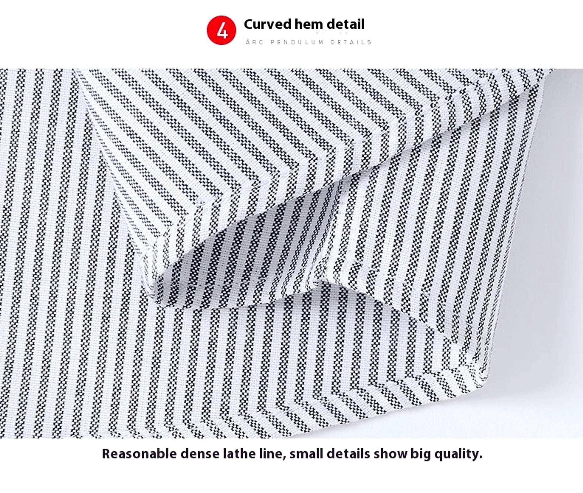 Men's Purified Cotton Long Sleeve DressShirt Anti-wrinkle Heartless Slim Fit - enhanced image 13
