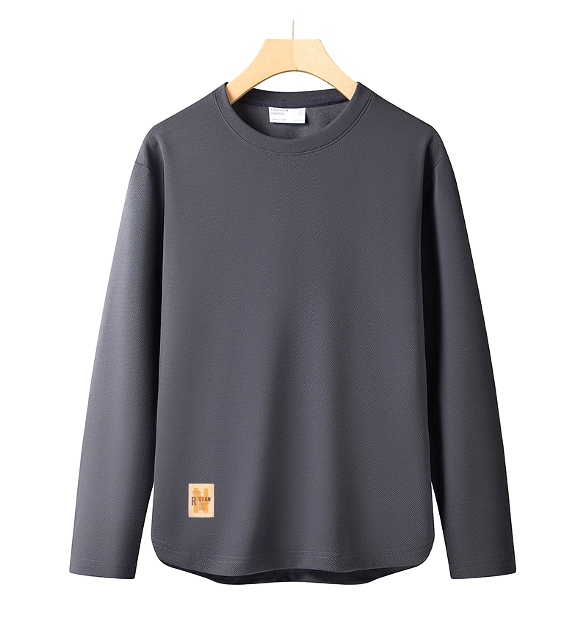 Men's Round Neck Air Layer Sweaters Menswear Youth Fashion Casual All-matching Hoodie - enhanced image 13