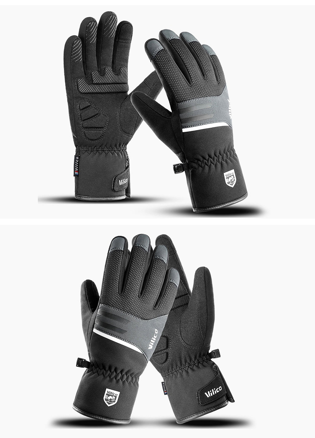 Outdoor Non-slip Cold Velvet Wear-resistant Gloves - enhanced image 13