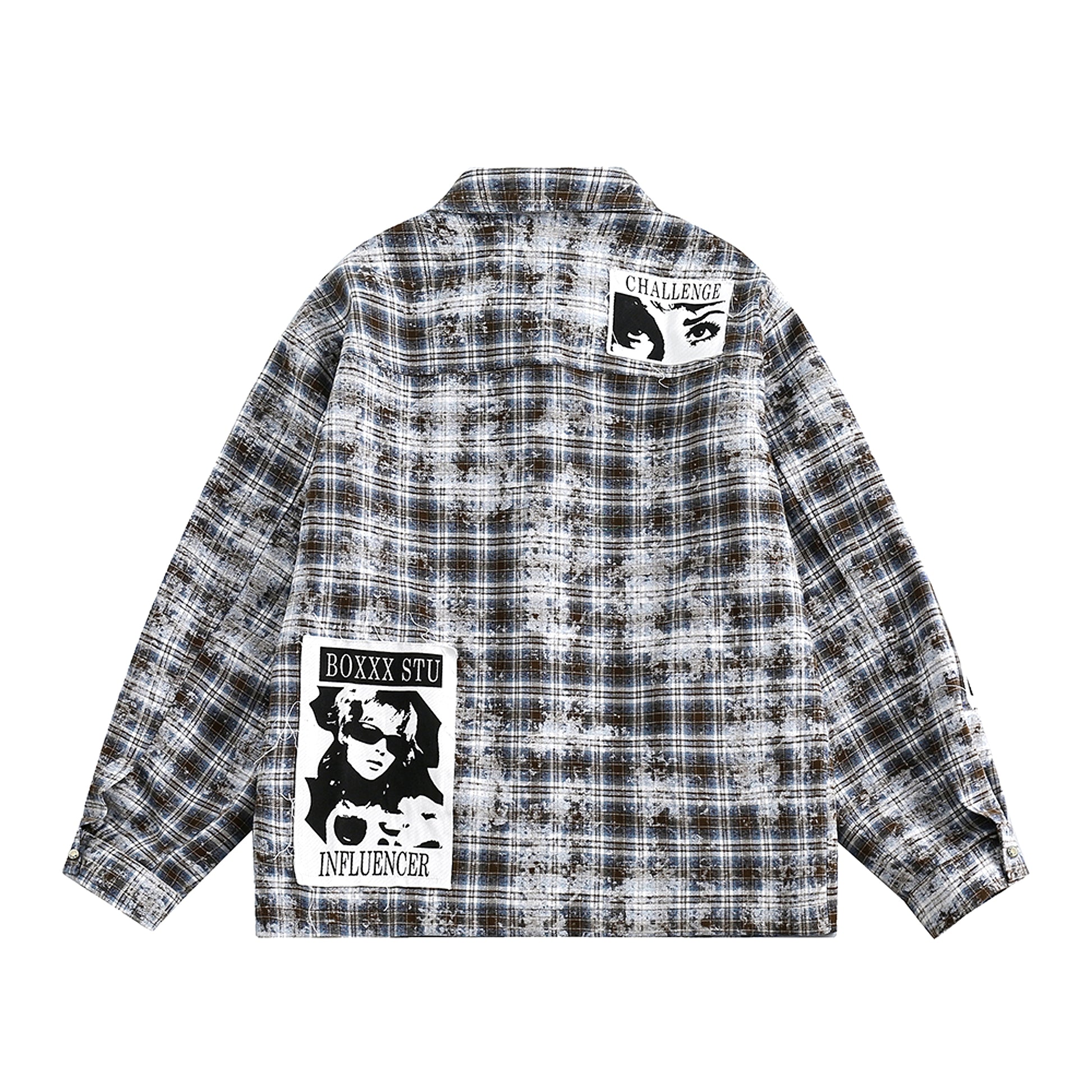 Plaid DressShirt For Women - enhanced image 13