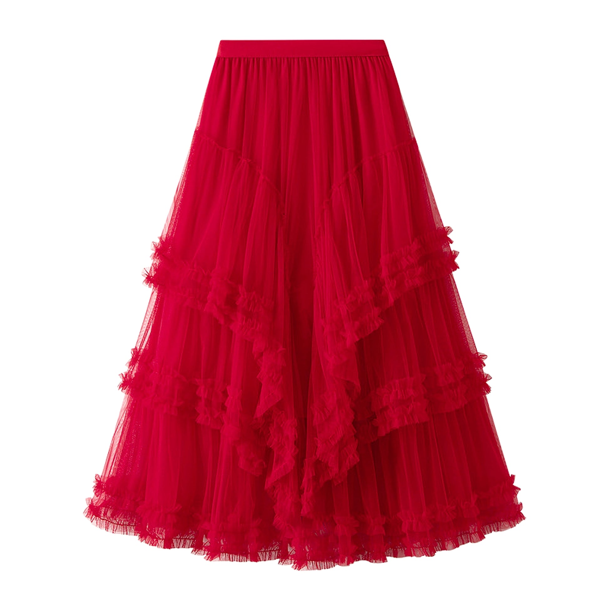 Slimming Multi-layer High-grade Gauze Skirt High-grade Skirt - enhanced image 13