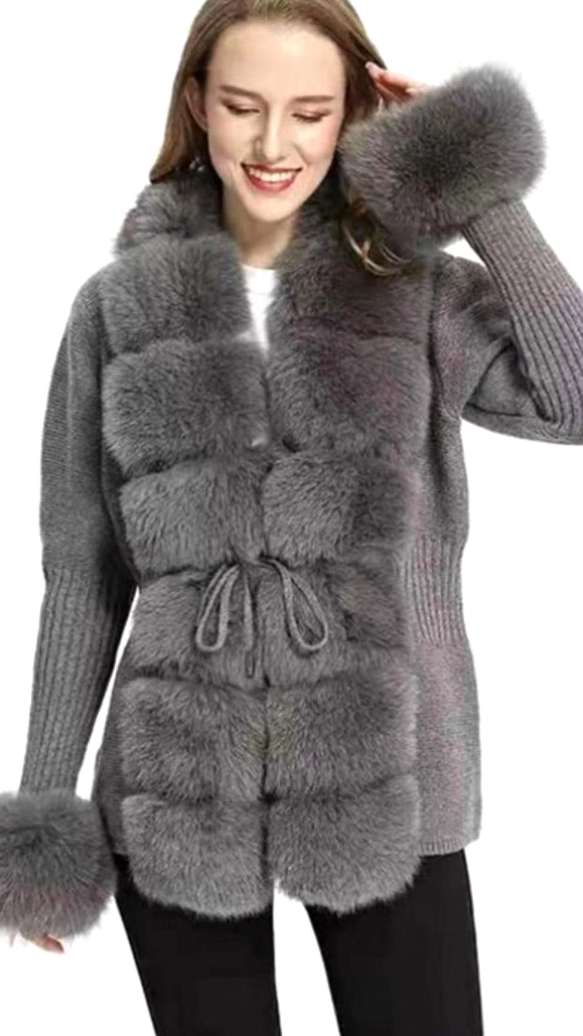Placket Cuff Detachable Women's Jacket - enhanced image 13