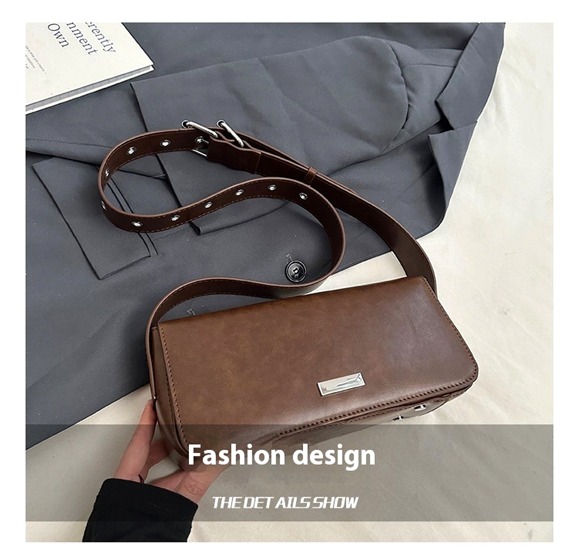 UrbanEase™ – Nylon Baguette Bag - enhanced image 13