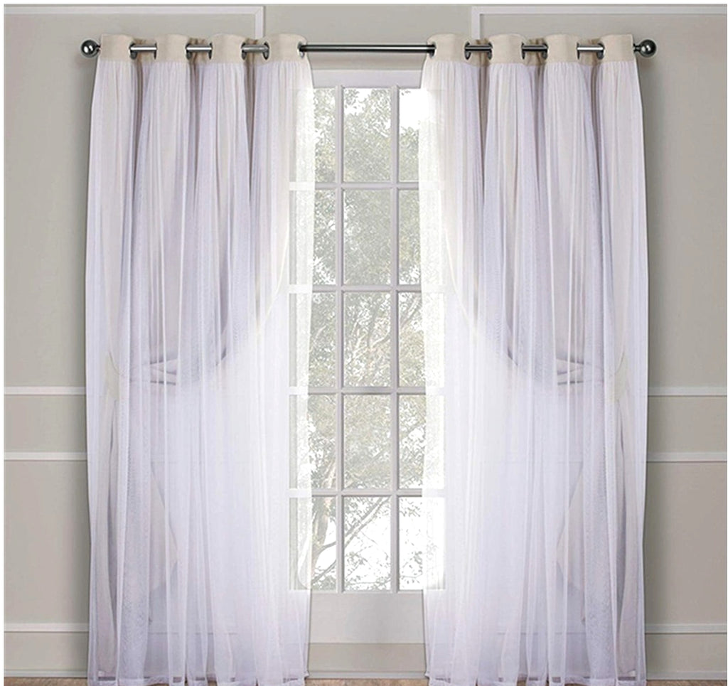 Velura™ – Double Layer Lace-Trim Blackout Curtain - enhanced image 13