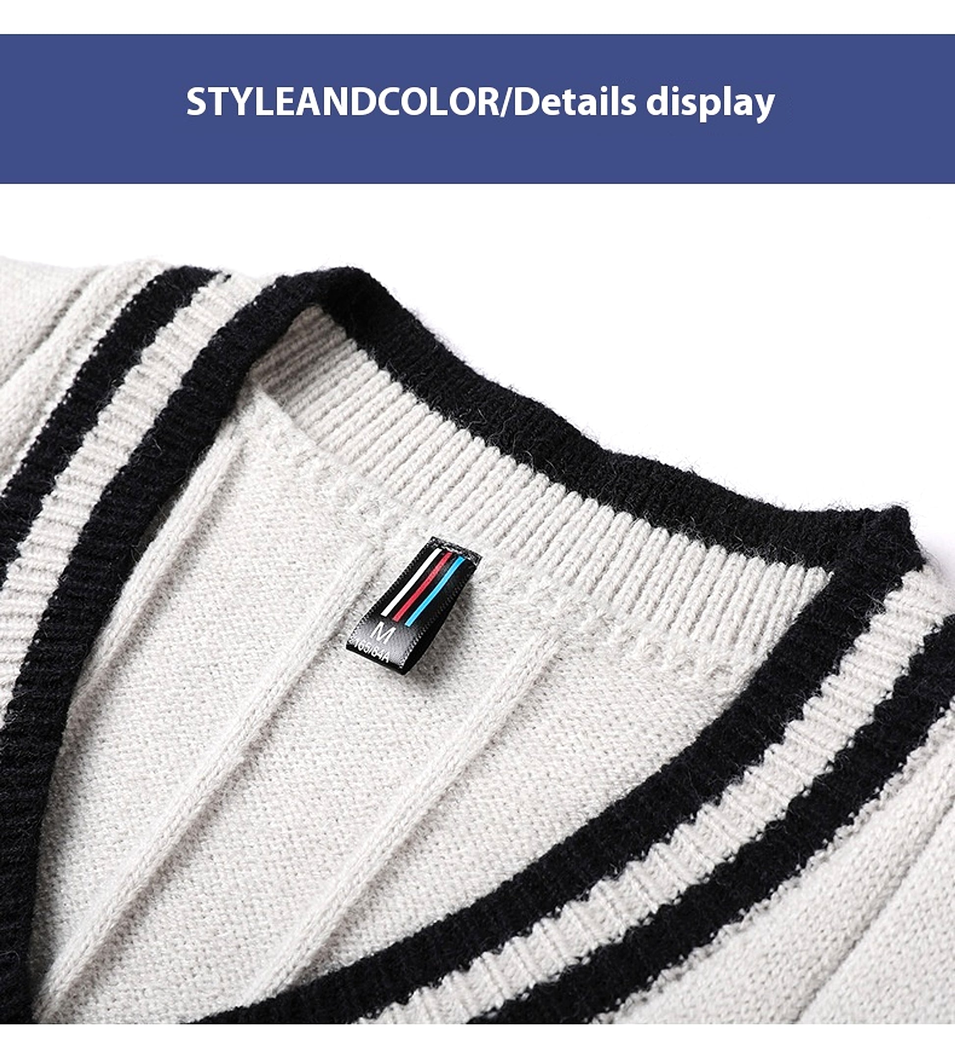 Vest Men's Sleeveless Thermal Sweater - enhanced image 13