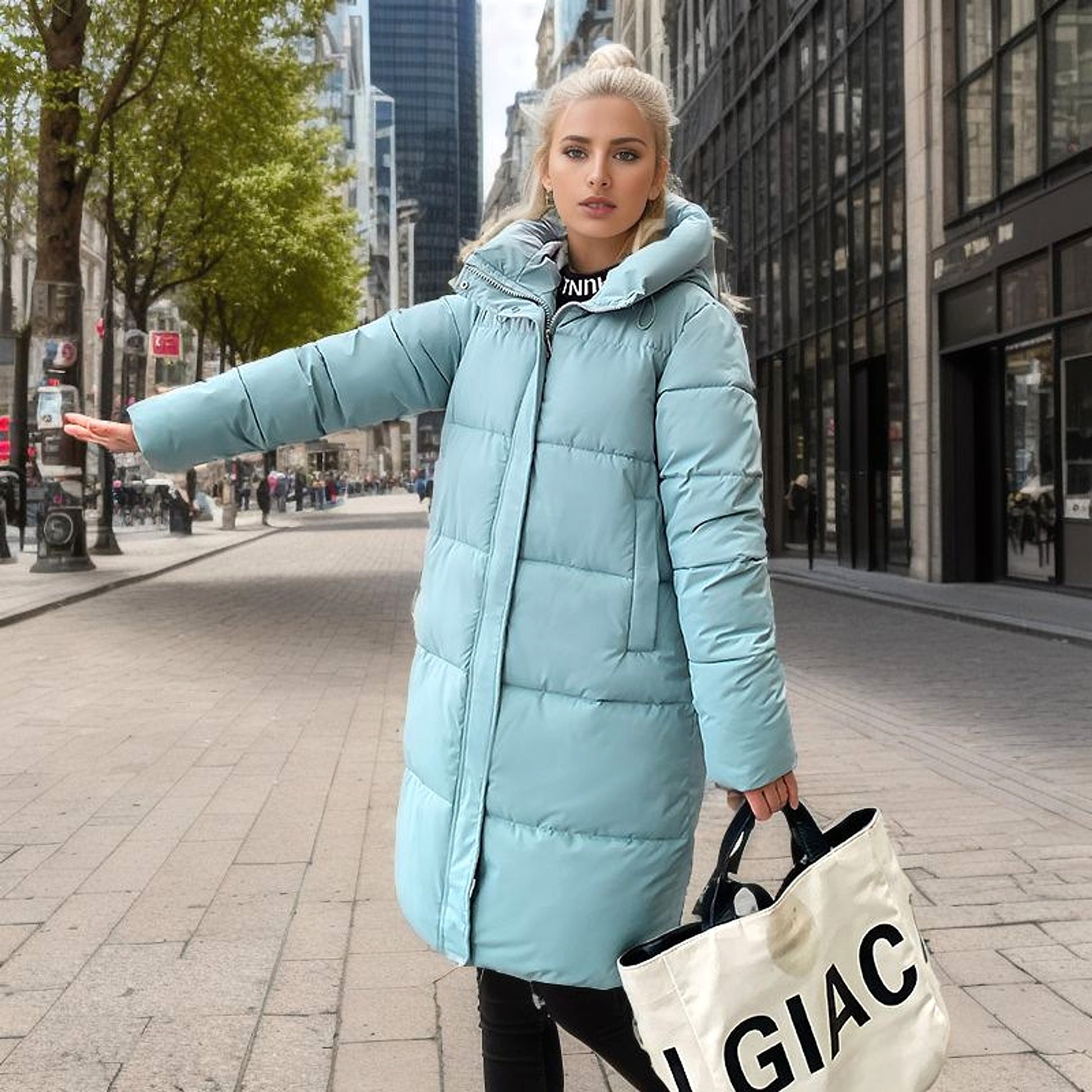 Women's Fashion Casual Loose All-match Down Cotton Clothing Cotton Jacket - enhanced image 13